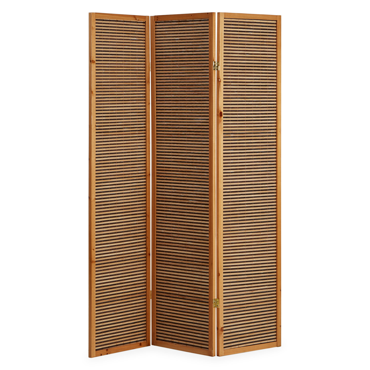 Paravent Room Divider 3 4 5 or 6 Parts Wood Bambou Privacy Screen Brown