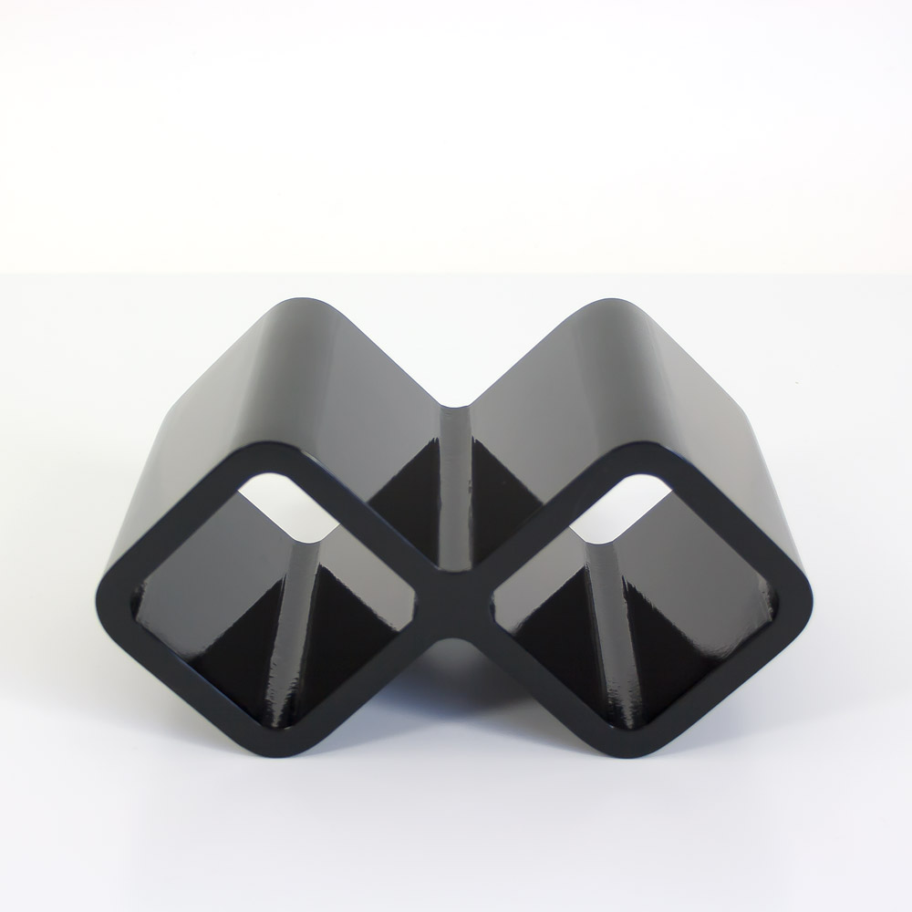 Retro Cube Shelf Shelving wine holder black