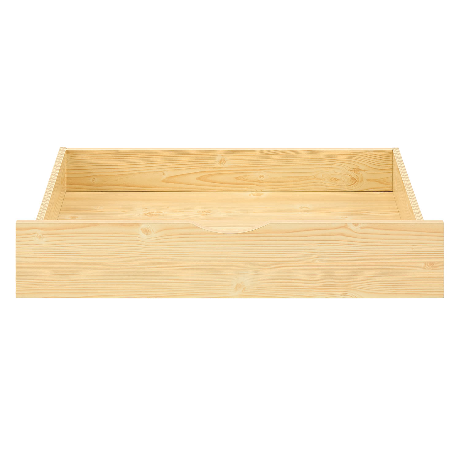 Set of 2 Natural Bed Drawers – Rollable bed drawers with plenty of storage space | Quiet, sturdy, and space-saving