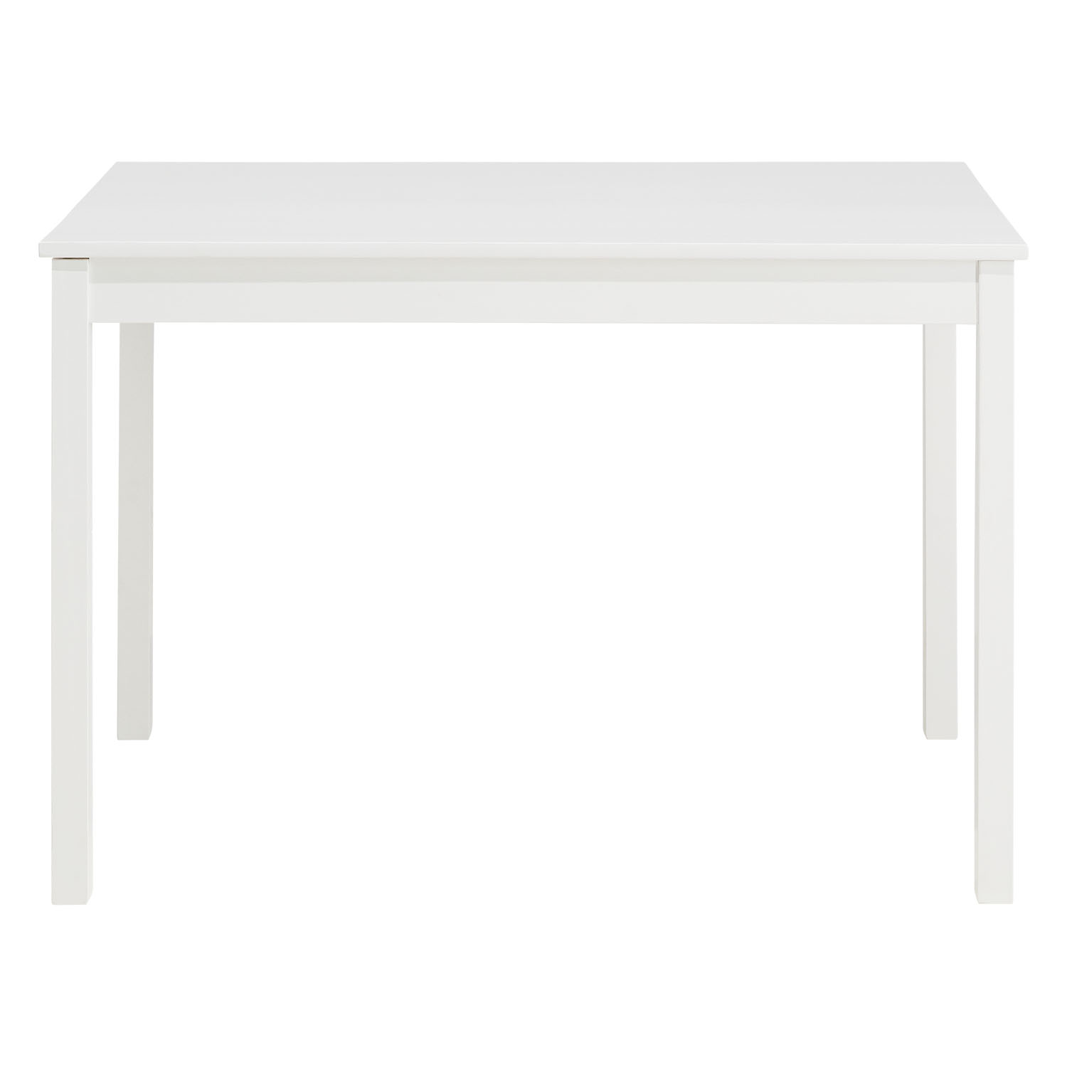 Dining set | 4-piece set chairs white | country style | wooden dining table 108 x 65 cm