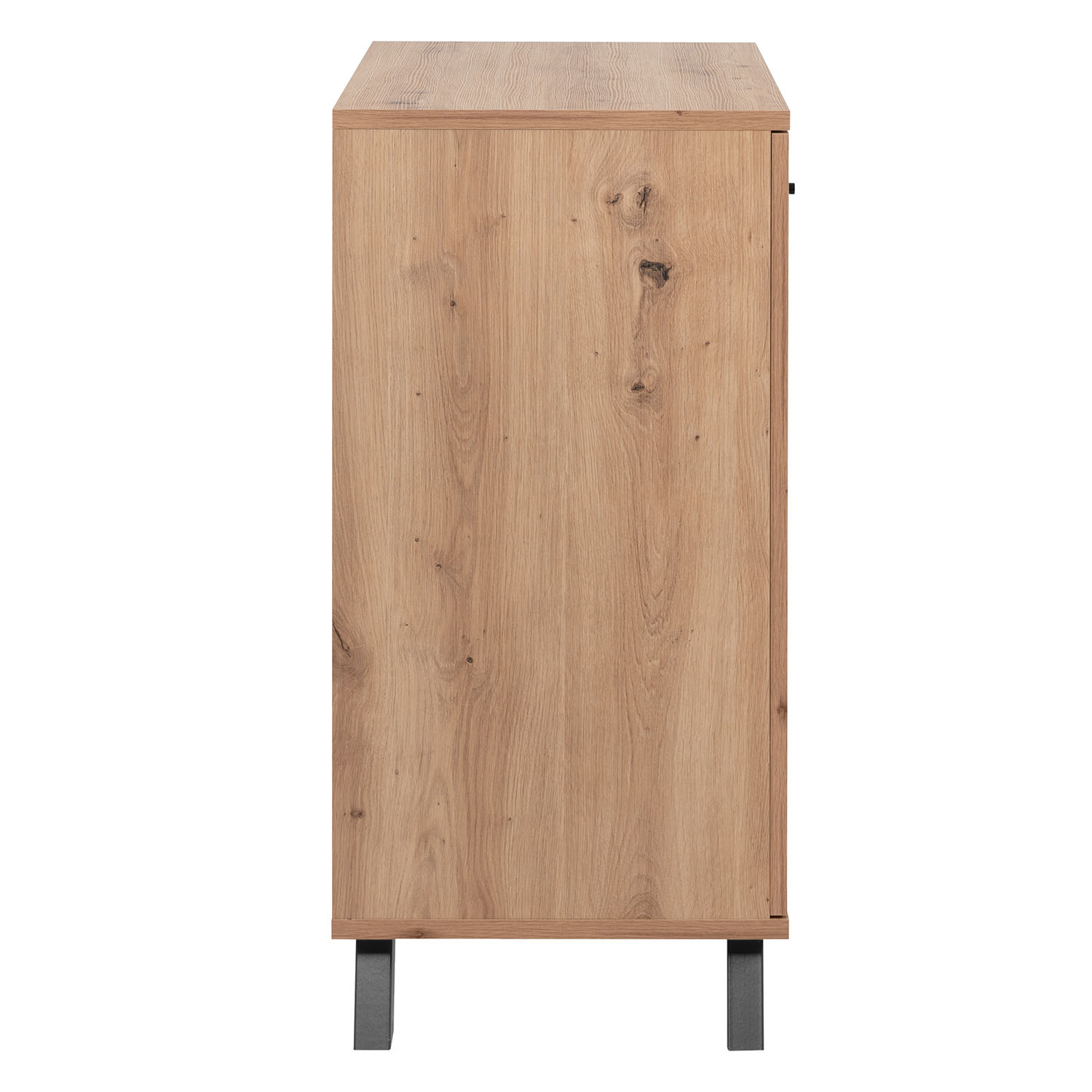 Industrial Look Sideboard Cupboard 80 cm Storage Cabinet Wood Oak Living Room