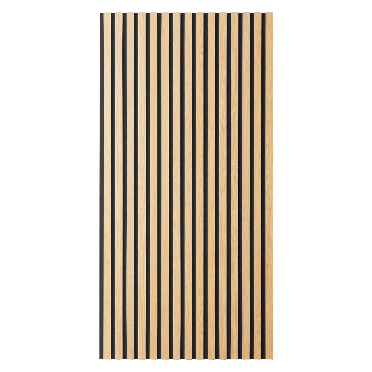 Acoustic Panels Wall Panels 60 x 120 cm Natural Oak | Wood | 4-piece Set | 3D Strips
