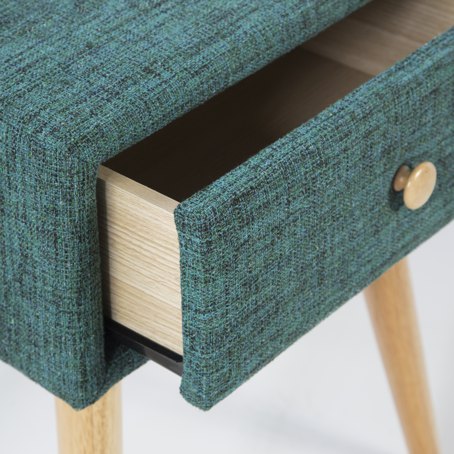 Bedside Table Nightstand Turquoise Bedroom Night Table Cupboard Drawer