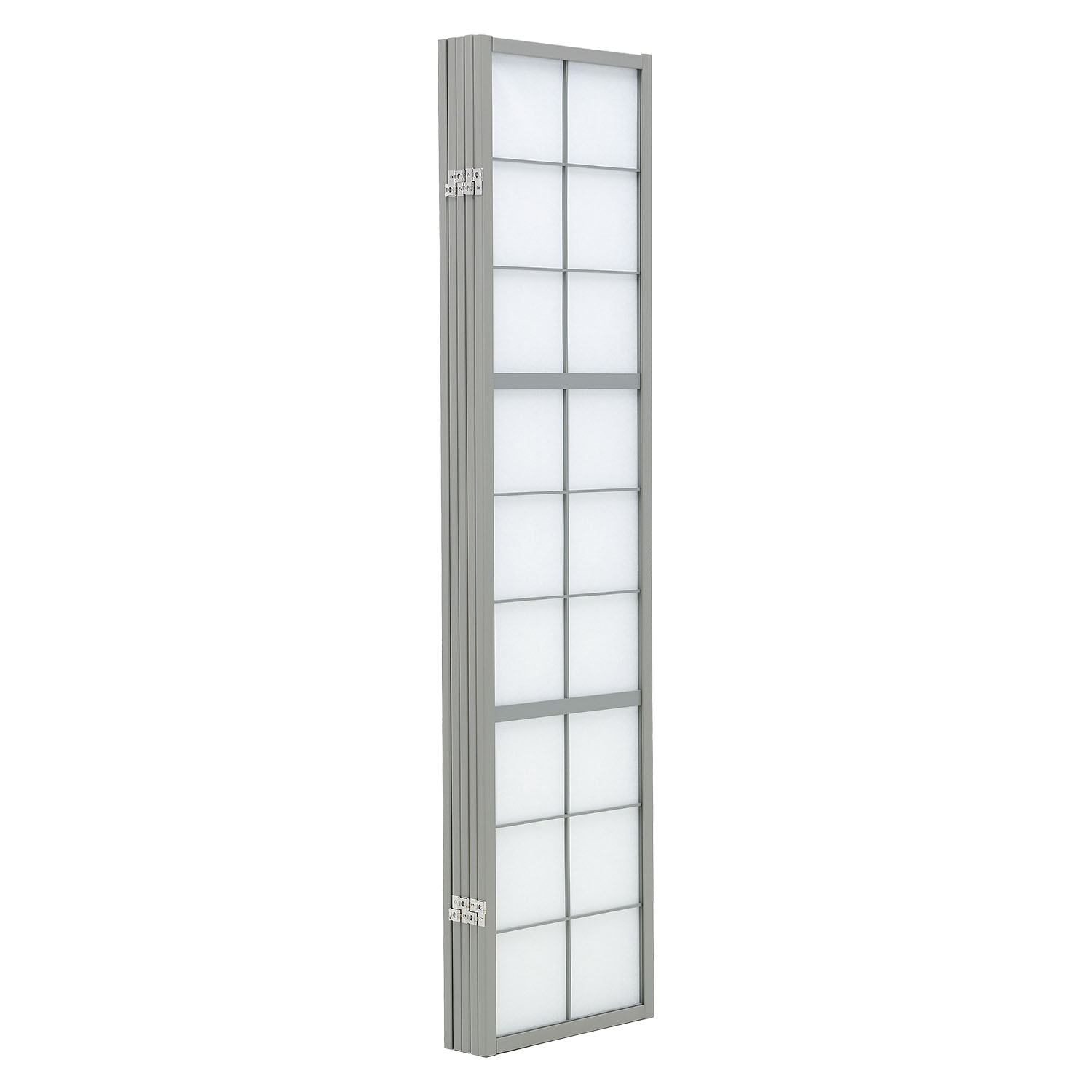 Paravent Grey Shoji | 5-panel | Wood | Room Divider | Partition Privacy Screen