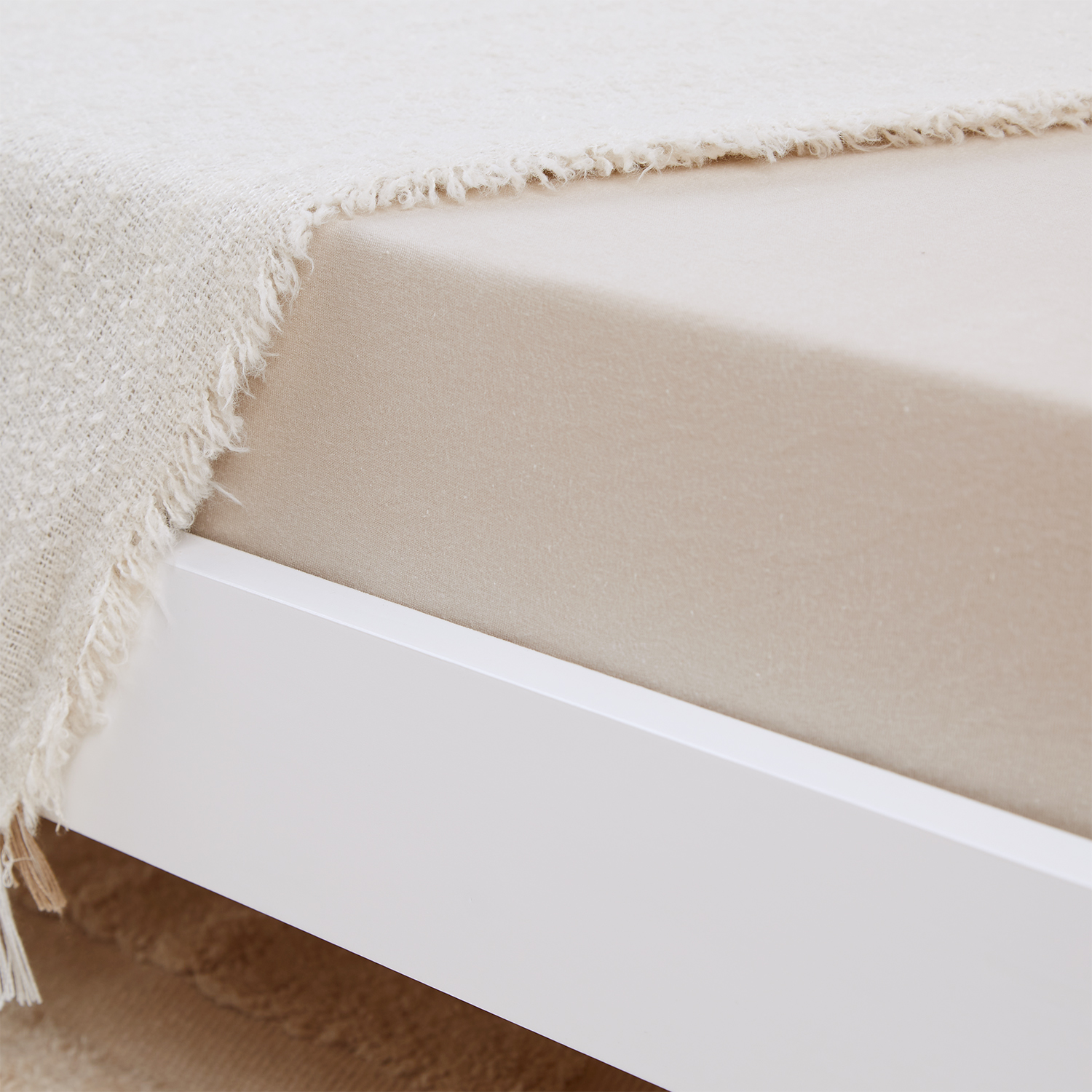 Children's Bed 90x200 cm White | House Bed Extendable to Double Bed | Functional Bed | with Slatted Frame | Wood