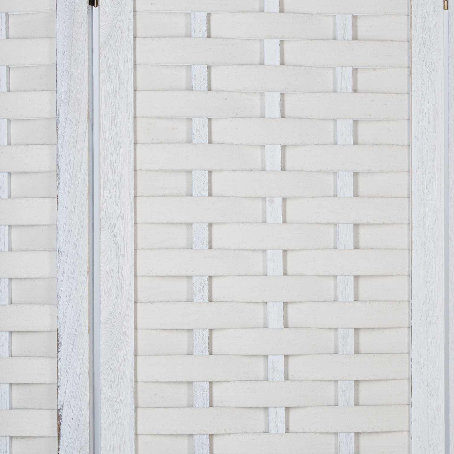 Paravent Natural Rattan-Style | 3-panel | Wood | Room Divider Partition Privacy Screen