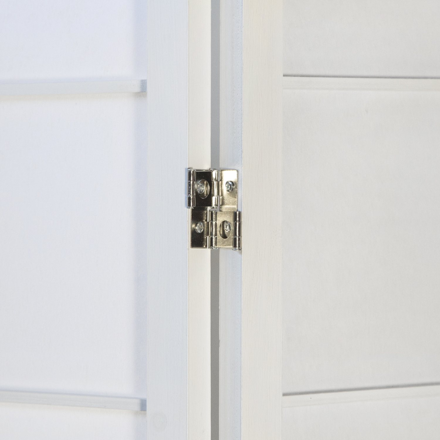 Paravent White Shoji Rice Paper White | 3-panel | Wood | Room Divider Partition Privacy Screen