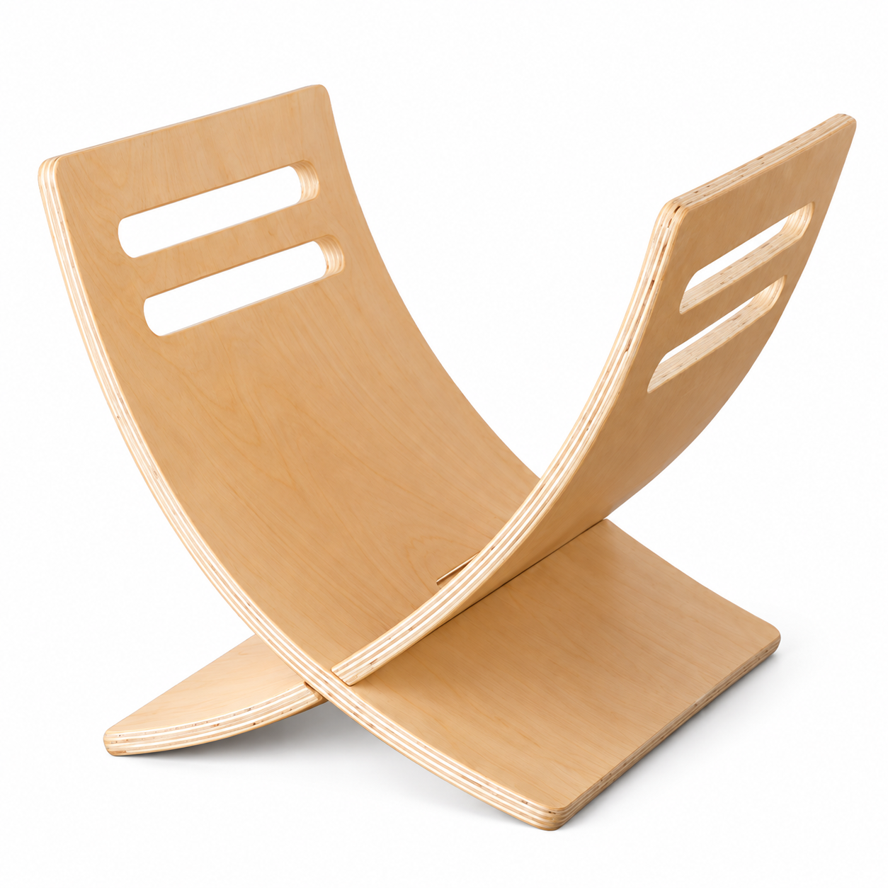 Newspaper Rack Natural Magazine Holder