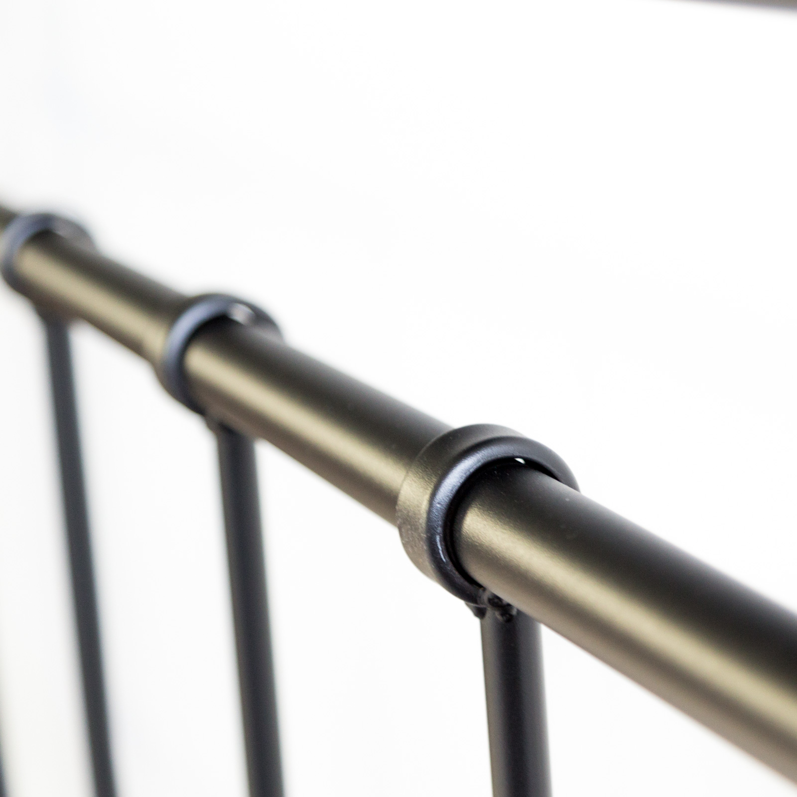 Metal bed 140 160 180 x 200 Bed frame with slatted frame Double Bed Wood Black Brown Natural