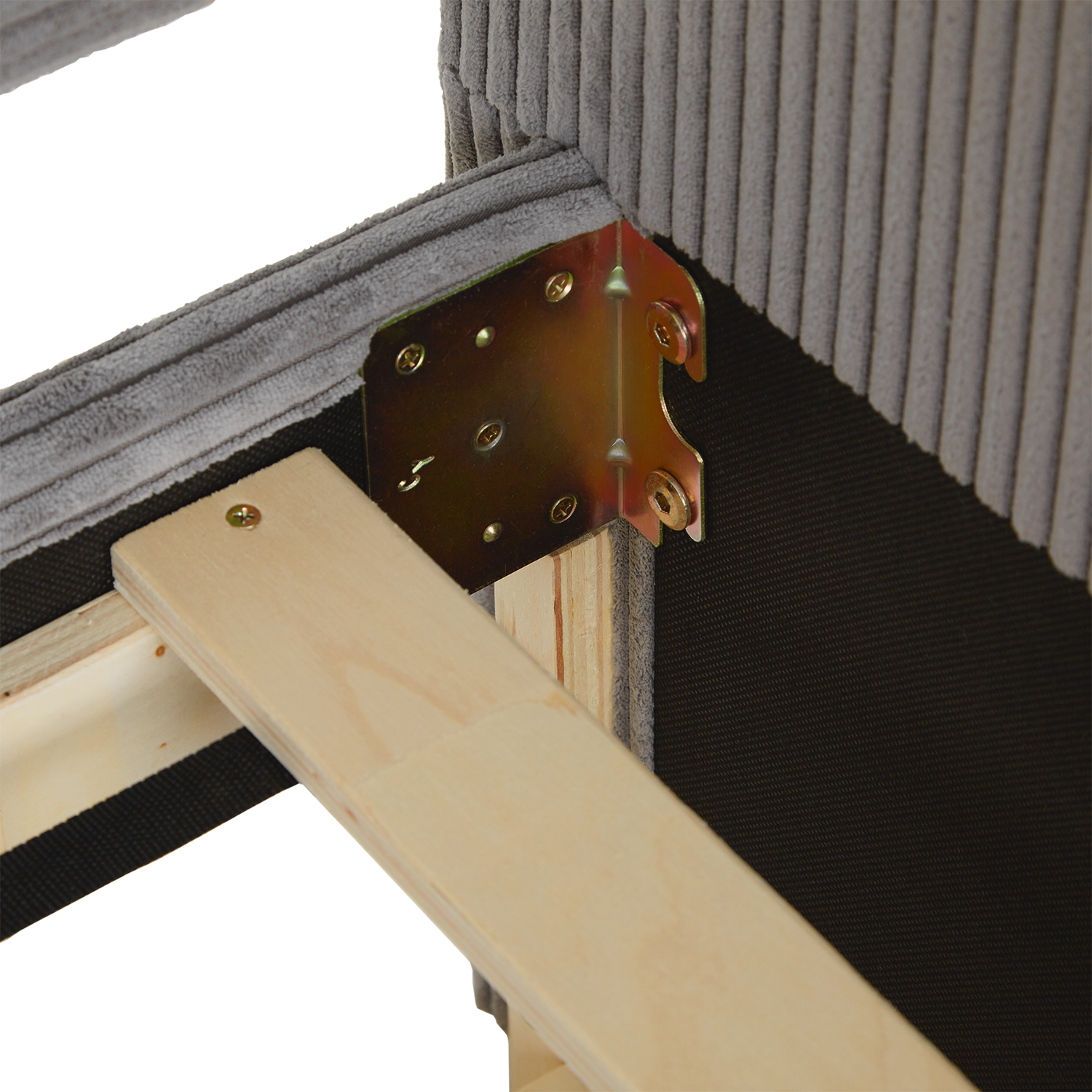 Sofa Bed 90x200 Day Bed Grey Cord Couch Small Sofa Single Bed Upholstered Bed Guest Bed Extendible