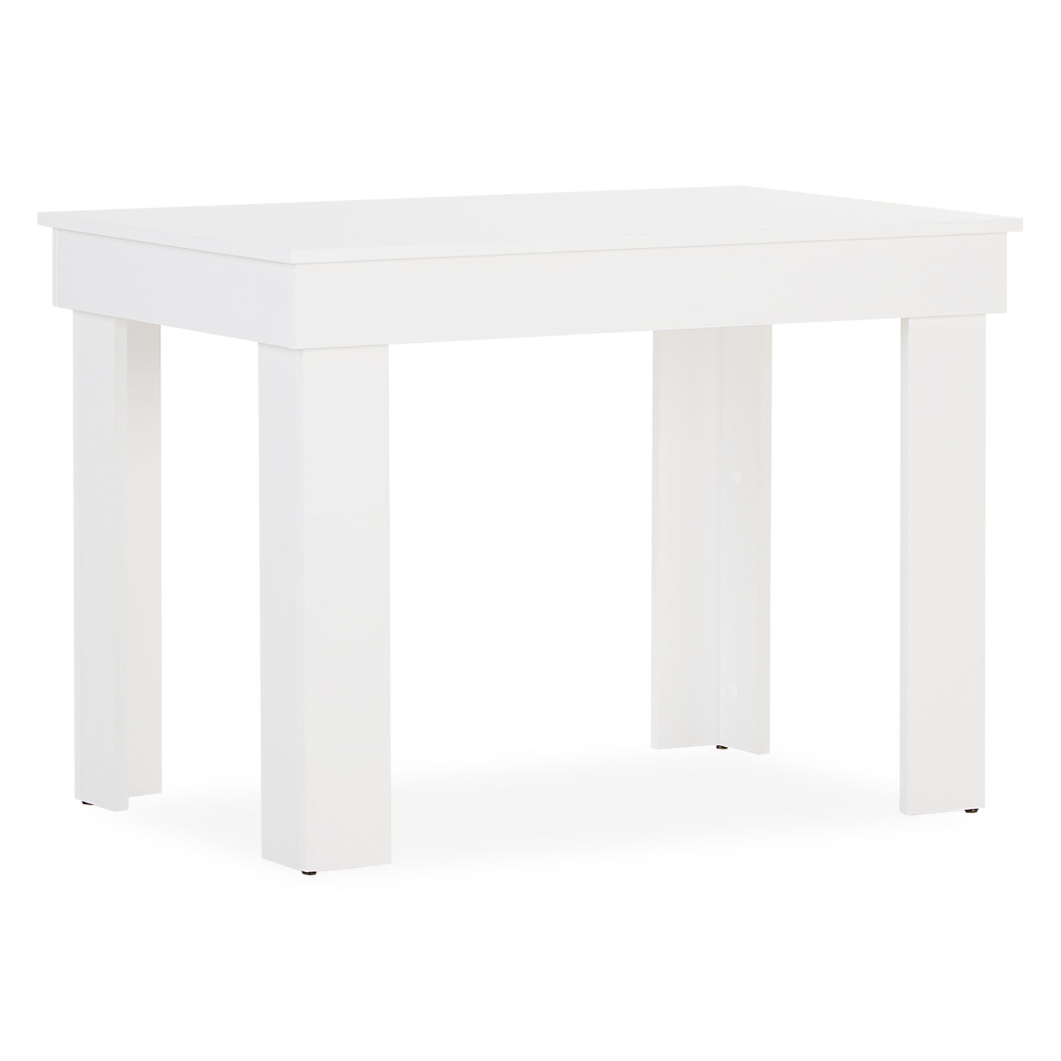 Modern Dining Table Kitchen Table Wooden Table 90x60 cm White 2 Seater Living Room