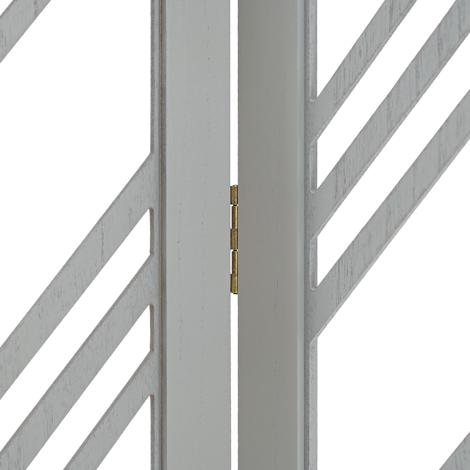 Paravent Grey | 3-panel | Wood | Room Divider Partition Privacy Screen