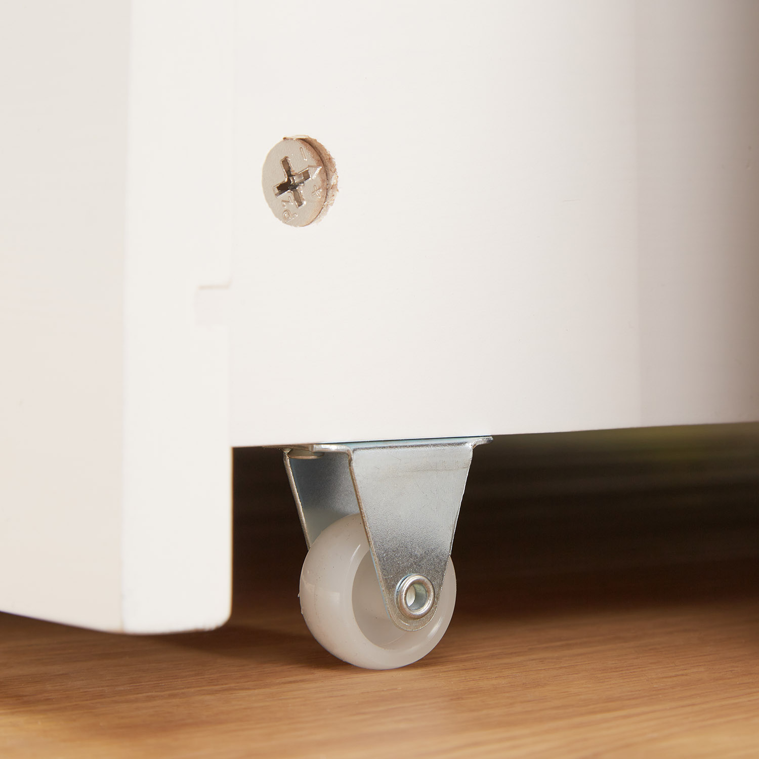 Children's Bed 90x200 cm White Gray Fabric | Tent Bed with Drawers | Single Bed | with Slatted Frame | Wood