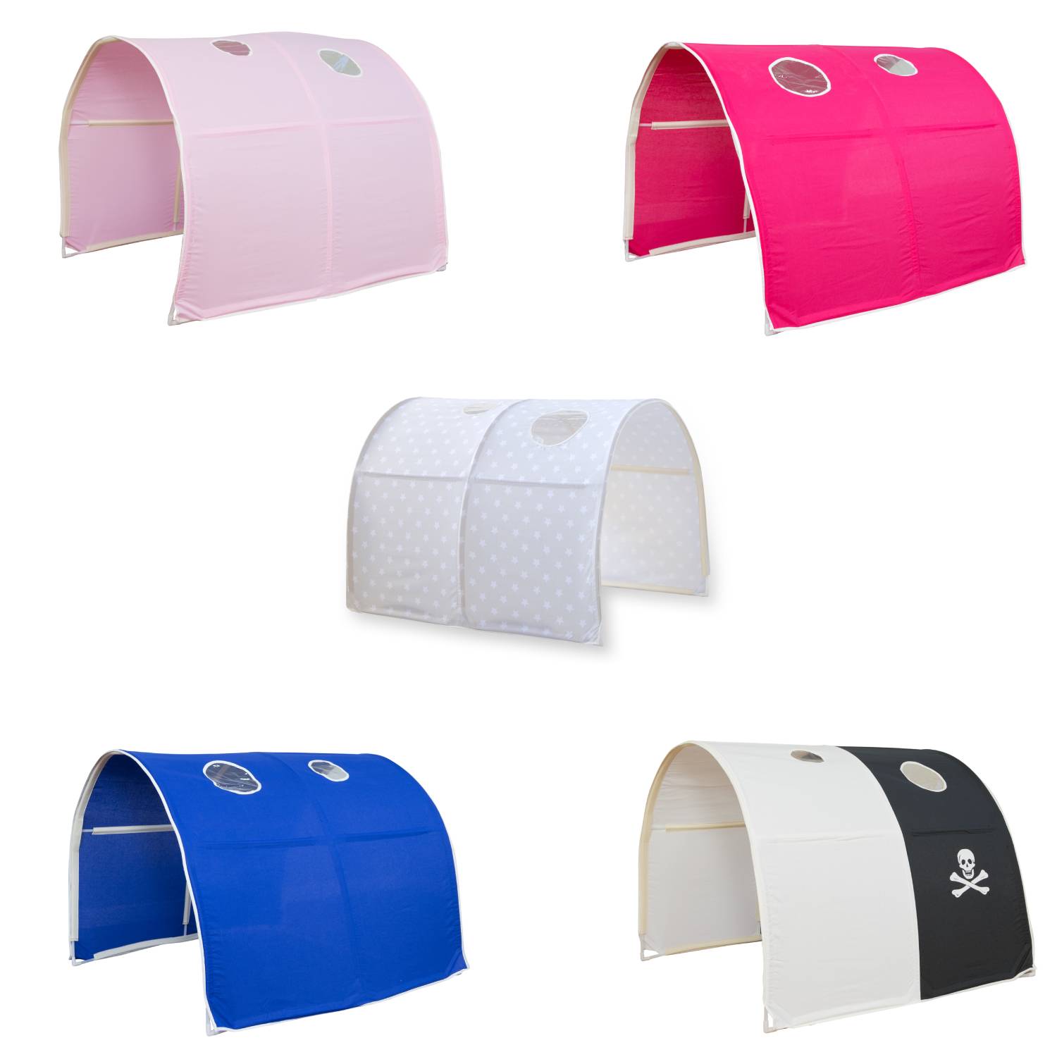 Tunnel for Loft Beds 5 Colours Bed Tent Bed Roof Play Tunnel Cave Cot