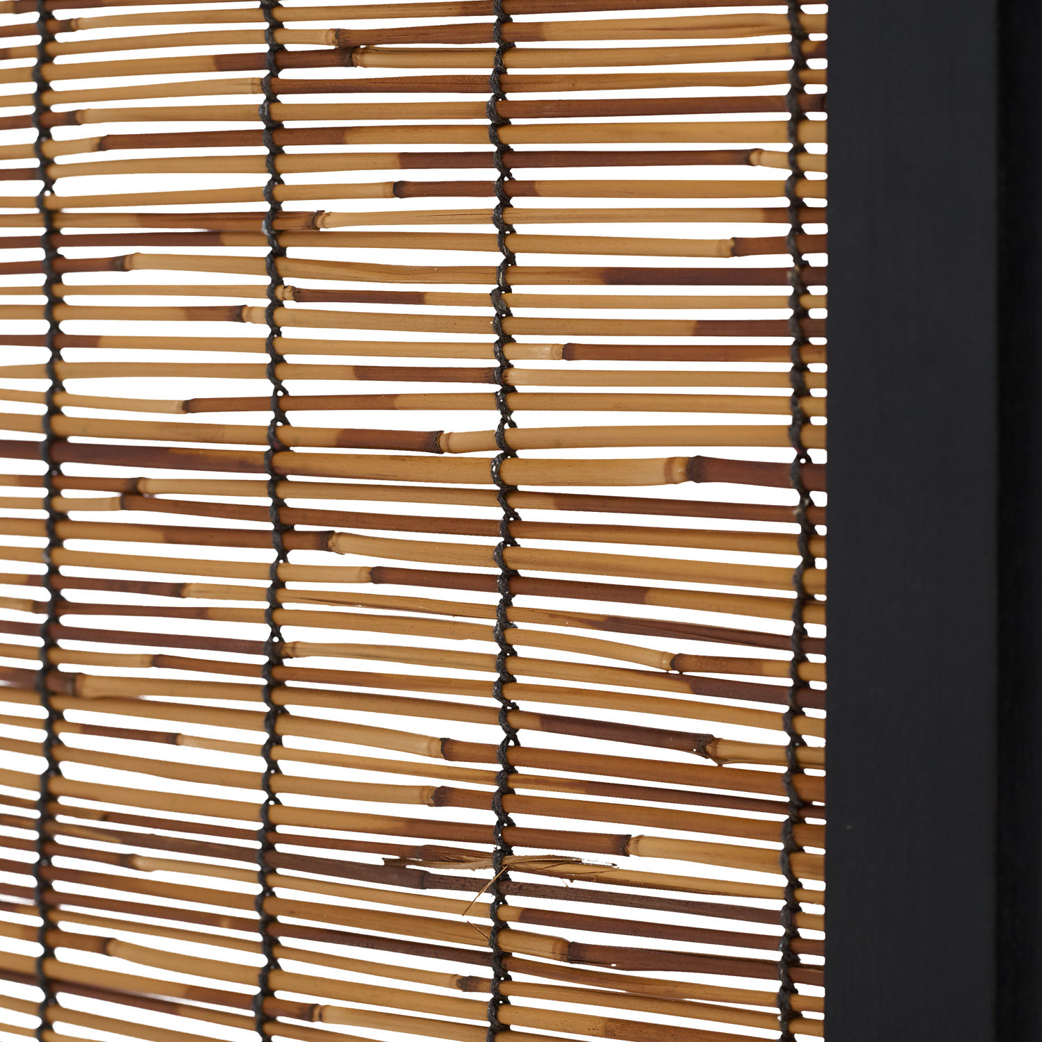 Paravent Black Wooden | 3-panel | Willow | Room Divider Partition Privacy Screen