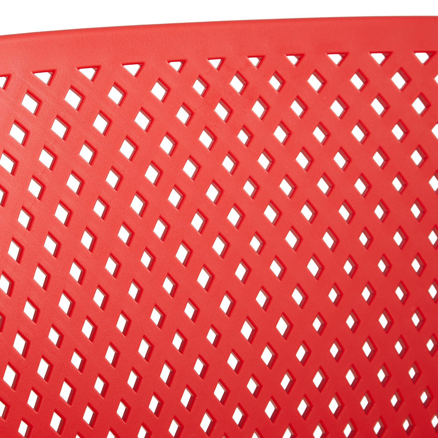 Set of 4 Garden chair with armrests Camping chairs Red Outdoor chairs Plastic Egg chair Lounger chairs Stacking chairs
