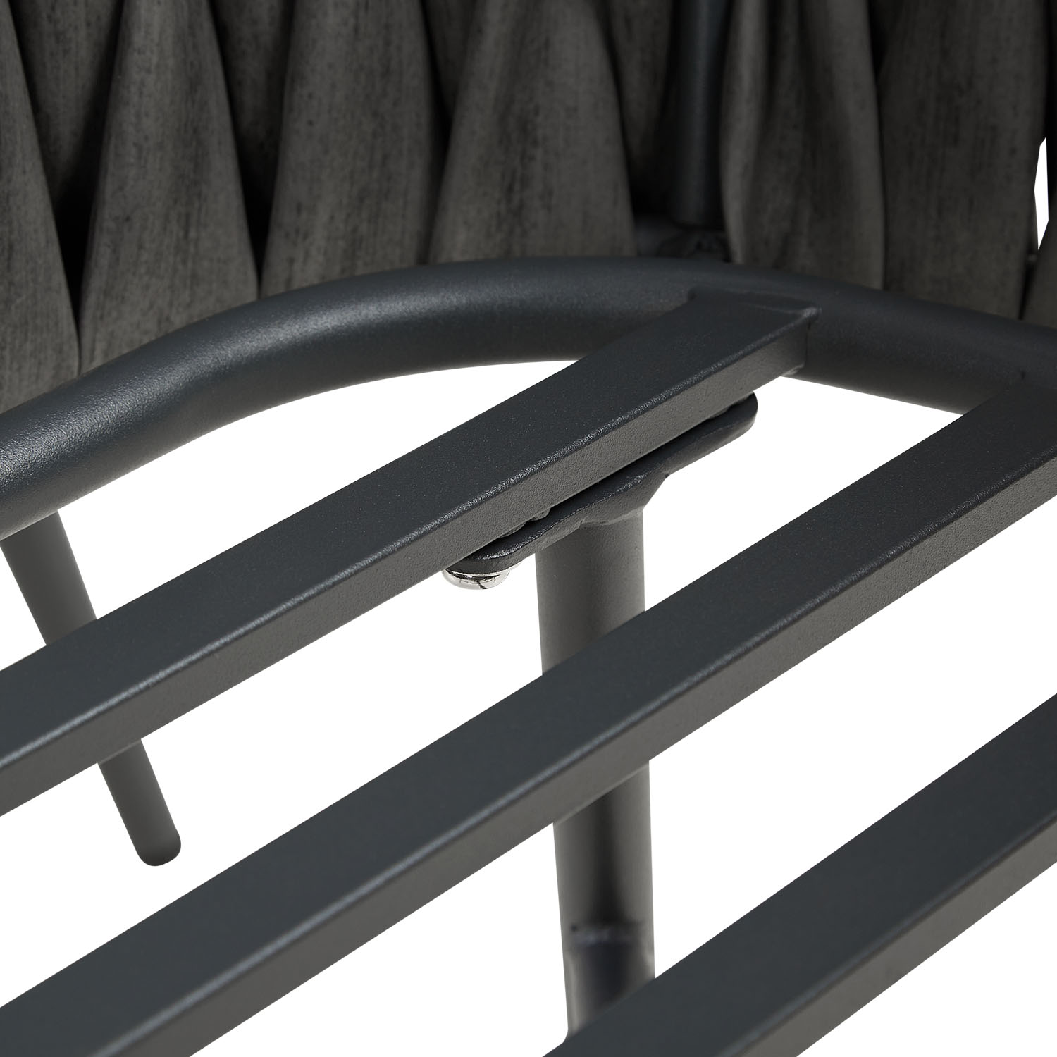 Garden furniture set Garden table and 2 chairs Bistro set Rattan Grey Outdoor table and chairs Lounge chair Patio set