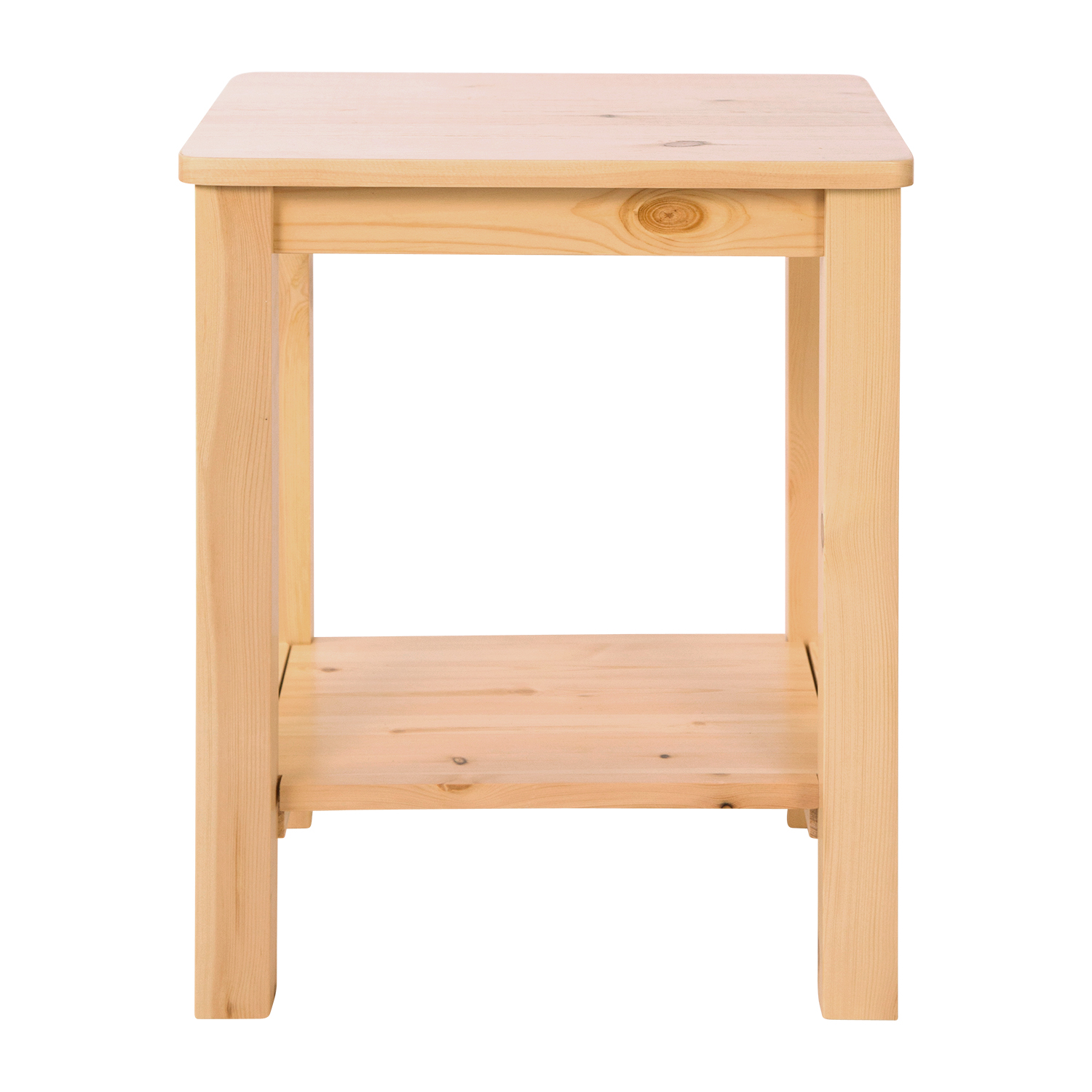 Wooden Stool Set of 2 Seat Stool Pine Wood Solid Table Stool Wardrobe Dining Room Dressing Room
