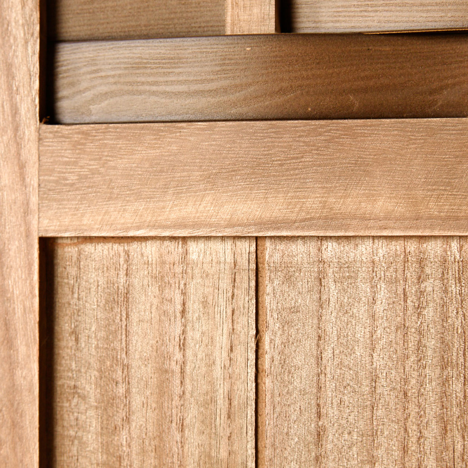 Paravent Light Brown Rattan-Style | 3-panel | Wood | Room Divider Partition Privacy Screen