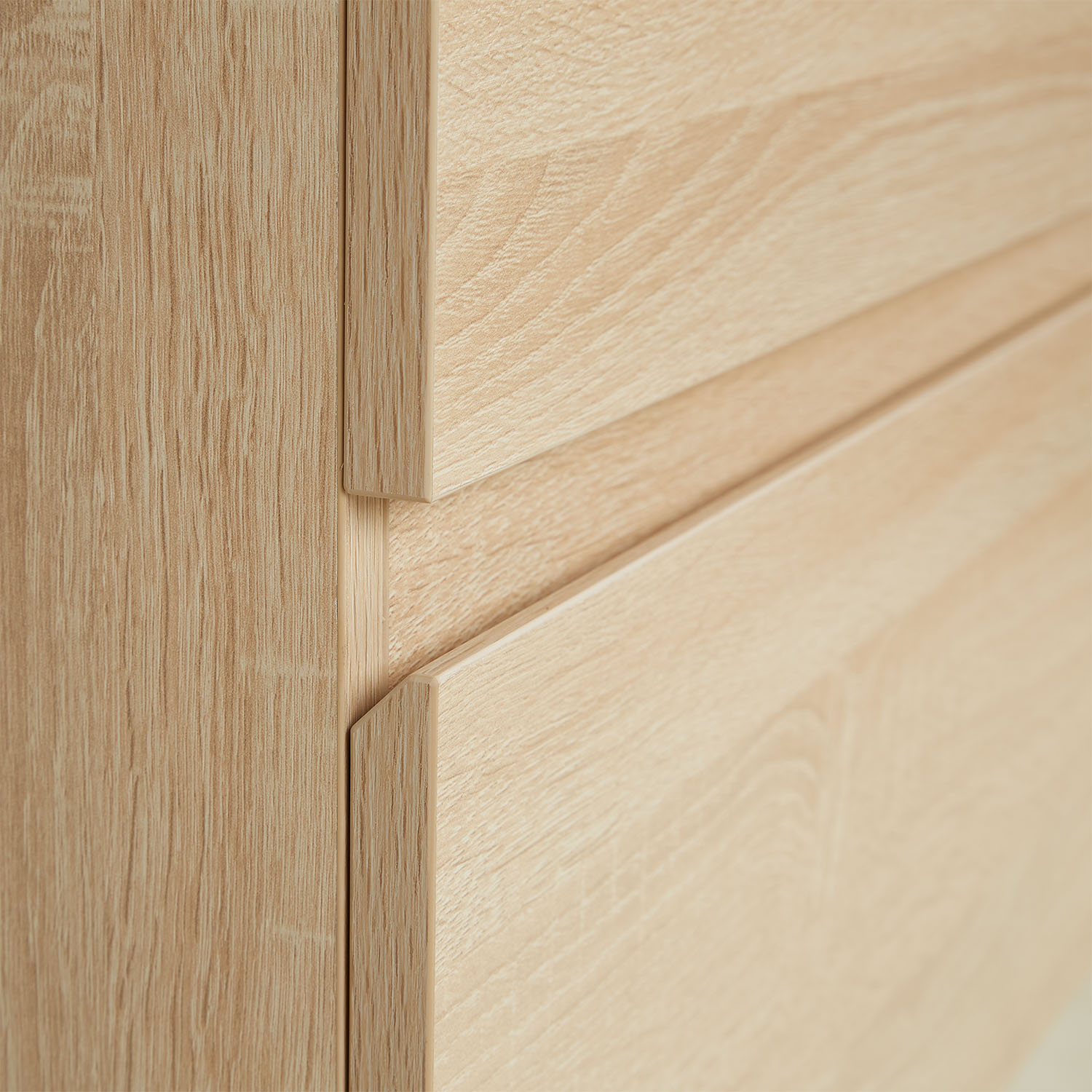Bathroom cabinet 80 cm Natural Wood Oak Storage Vanity unit Bathroom furniture Sink unit Washroom wall cabinet 