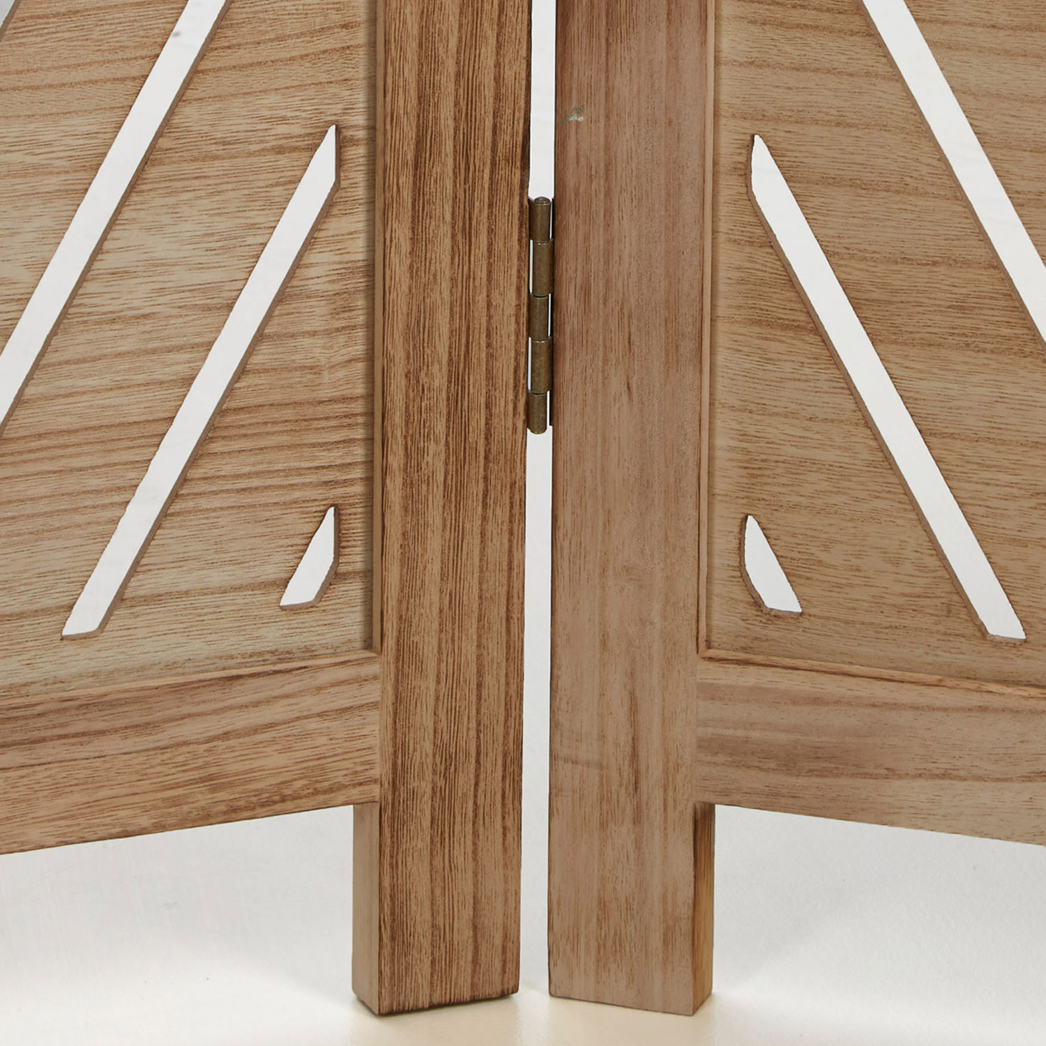 Paravent Natural Various Patterns | 3-panel | Wood | Room Divider Partition Privacy Screen