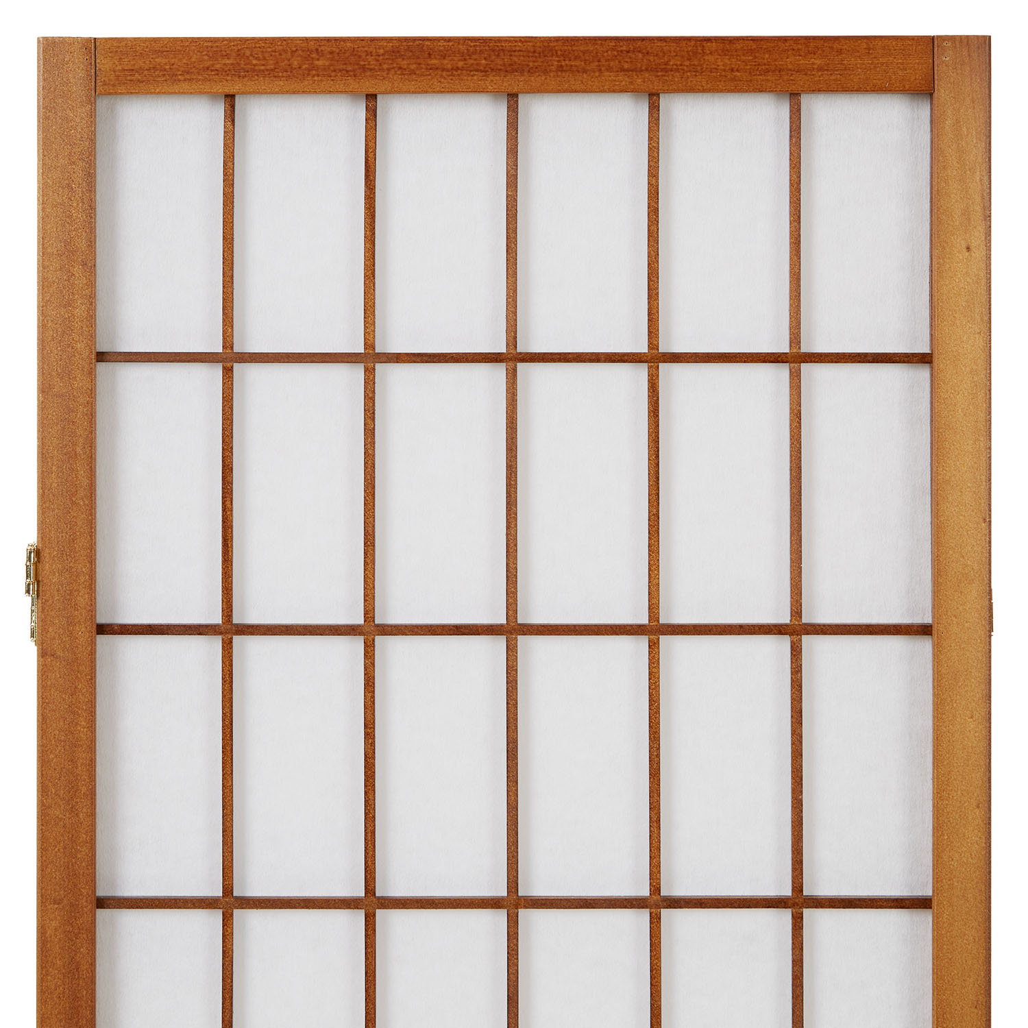 Paravent Light Brown Shoji Rice Paper White | 5-panel | Wood | Room Divider Partition Privacy Screen