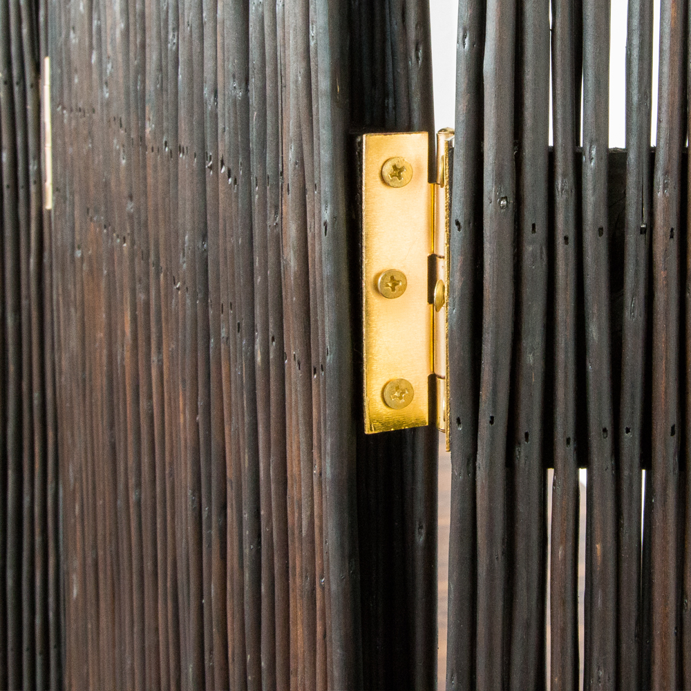 Paravent Willow Brown | 3-panel | Room Divider Partition Privacy Screen