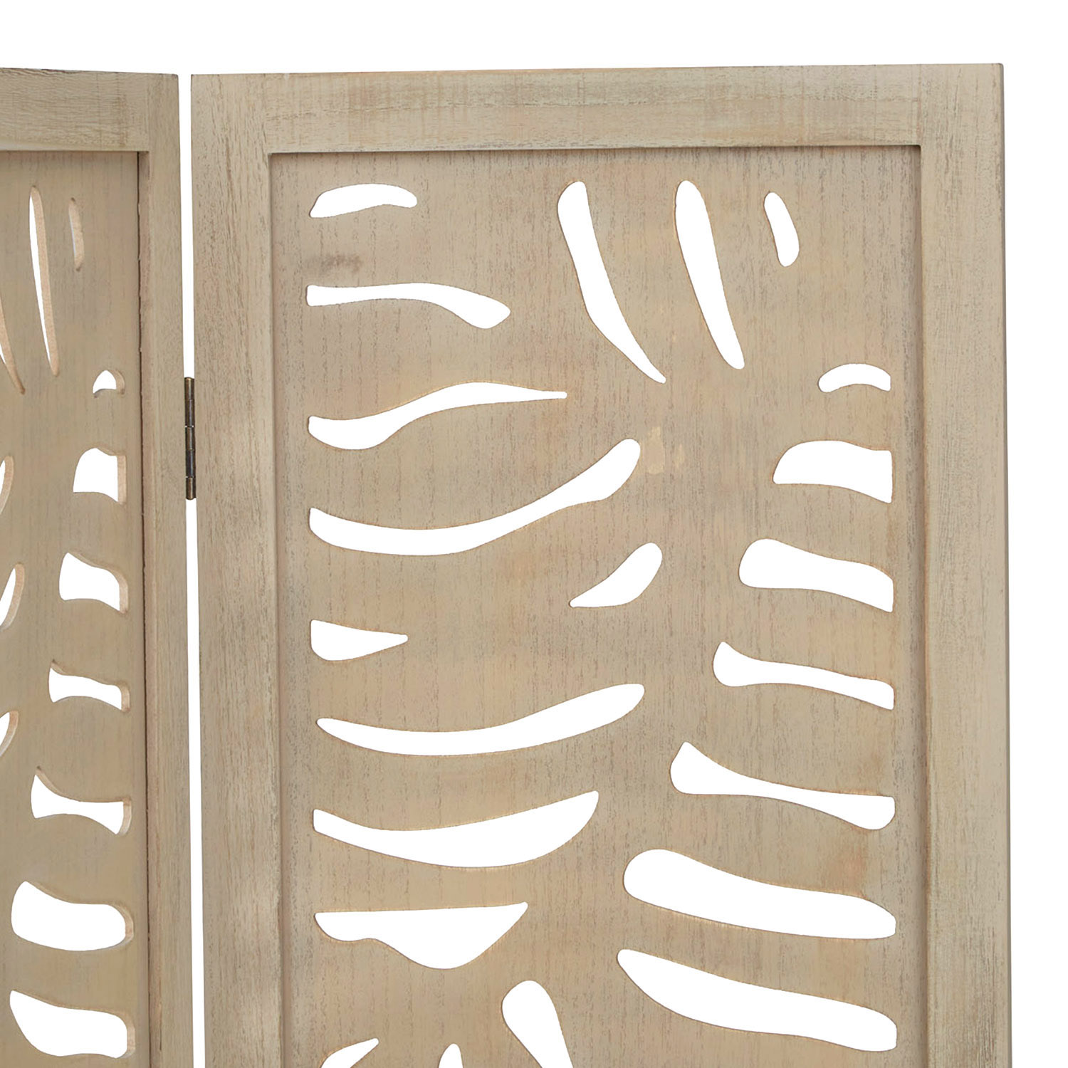 Paravent Natural Rattan-Style Decorations | 3-panel | Wood | Room Divider Partition Privacy Screen