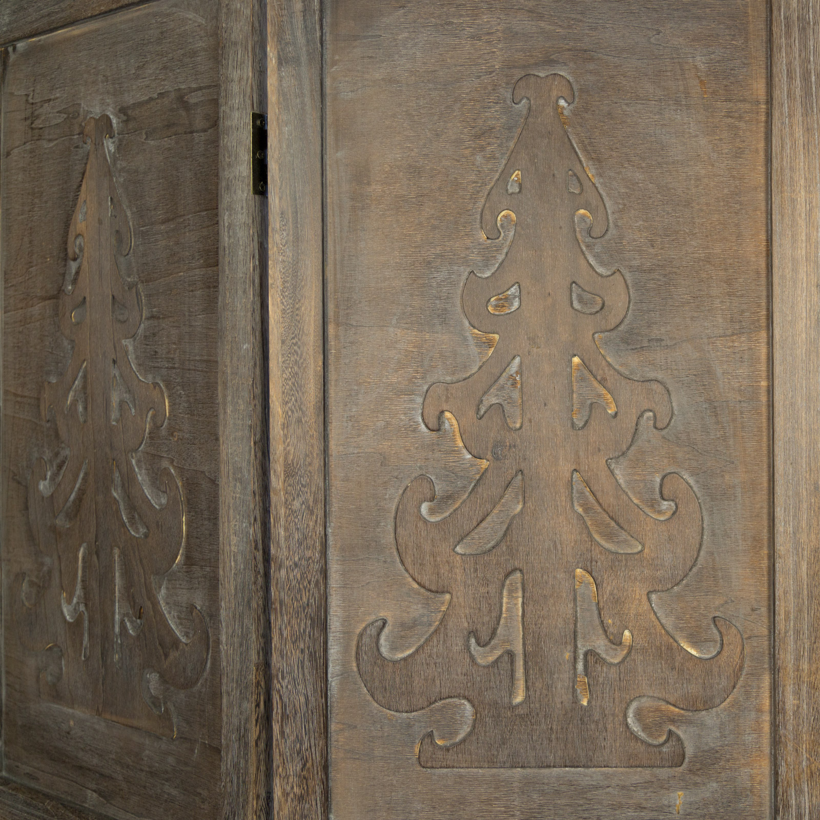 Paravent Brown Decorations | 4-panel | Wood | Room Divider Partition Privacy Screen