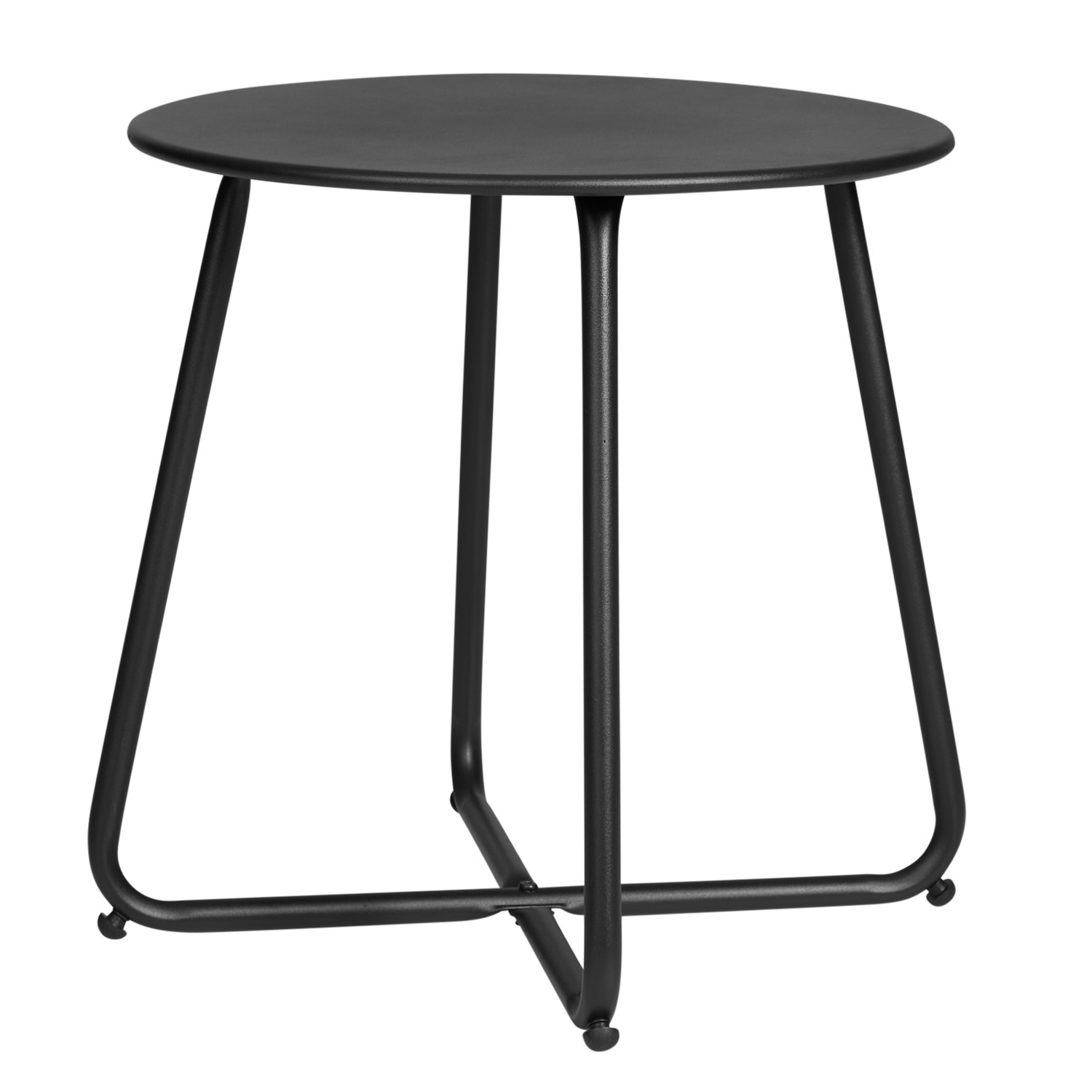 Coffee table Side table Round Garden Table Black Metal Small table Outdoor table Bistro table