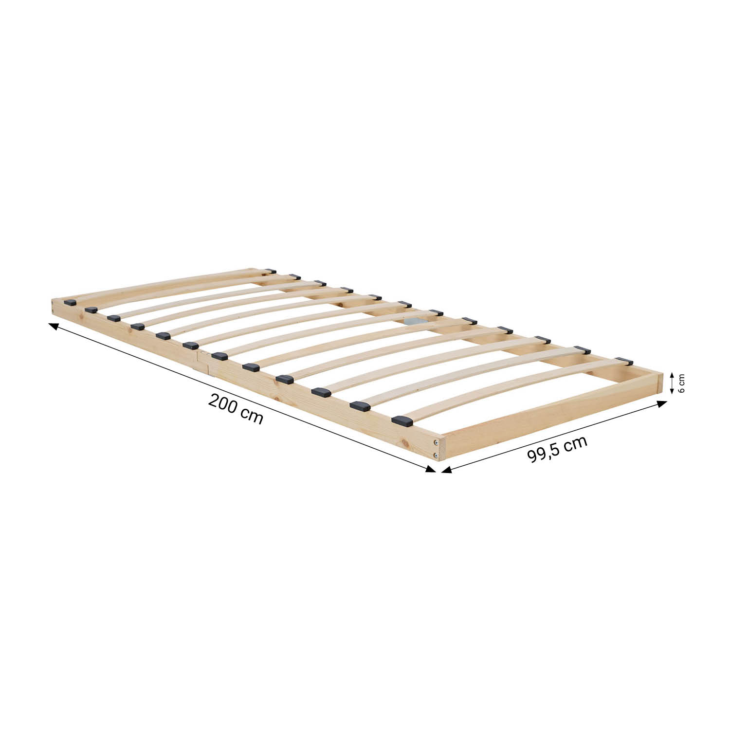 Bed Slats 100x200 cm Wood Slats for Bed Base Slats Slatted Mattress Base Slatted Frame