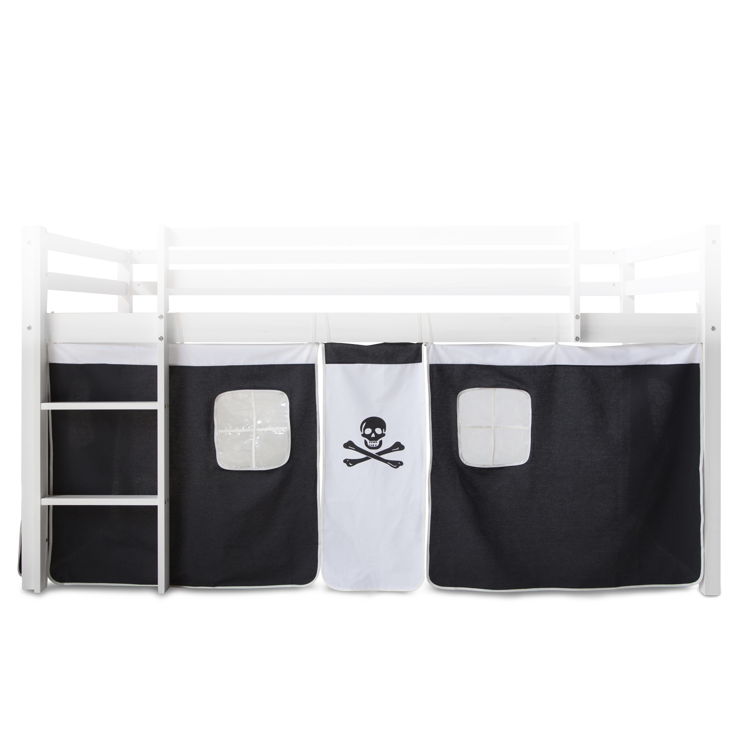 Childrens Bed Curtain Bunk Bed Cabin Bed Accessories Black
