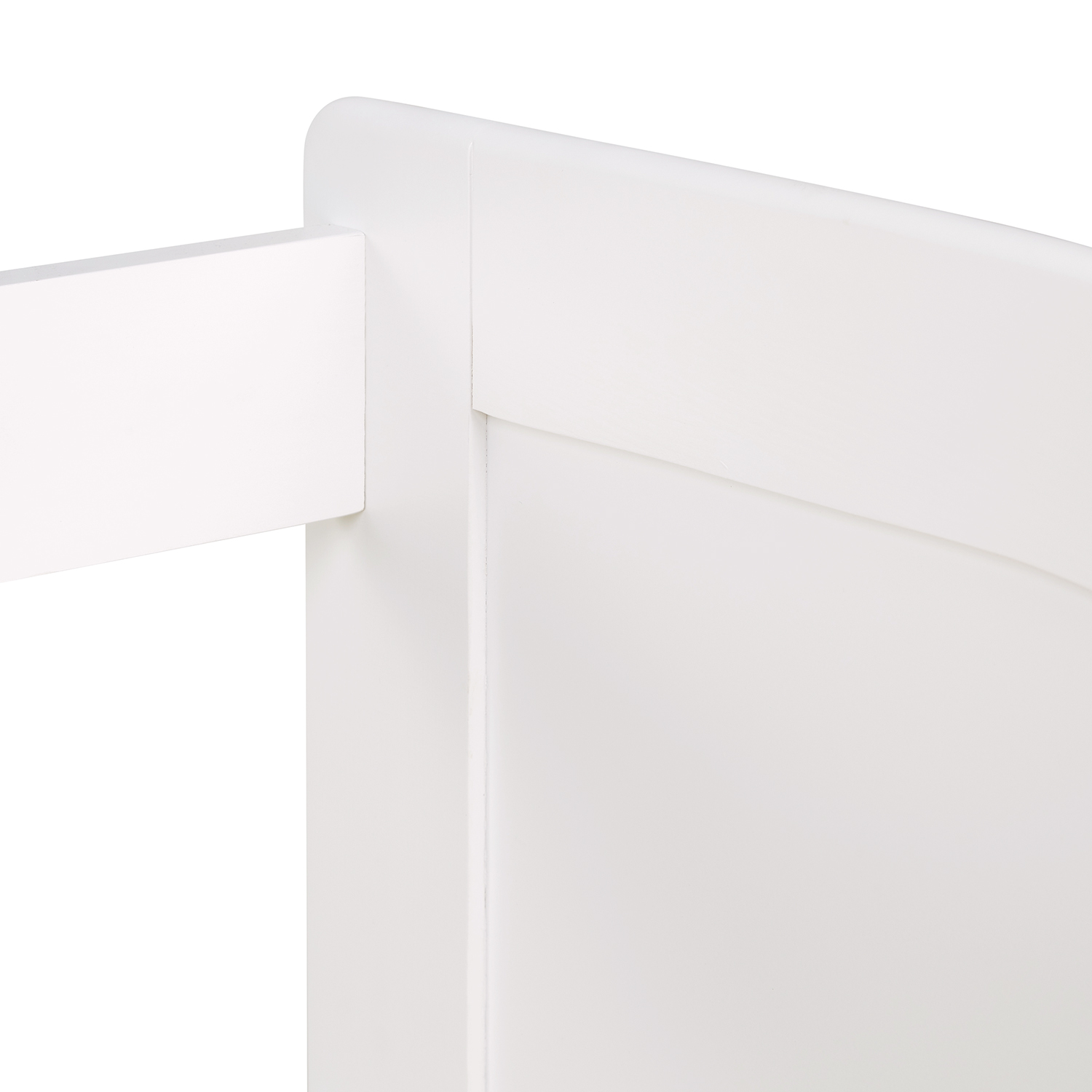 Wooden Bed 90x200 cm White | Extends to a Double Bed | Bunk Bed | With Slatted Base | Pull-Out Bed, Functional Bed, Duo Bed