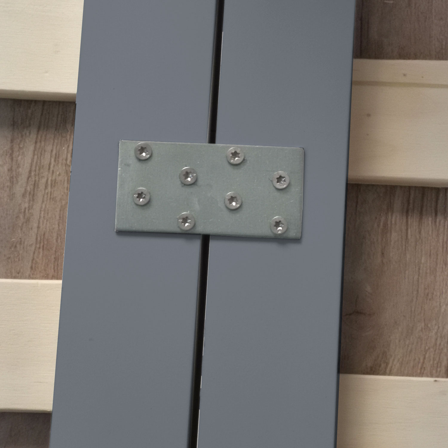 Family Bed 270x200 cm Gray | Maxi Pallet Bed XXL | with slatted base | Wood | Can also be placed individually