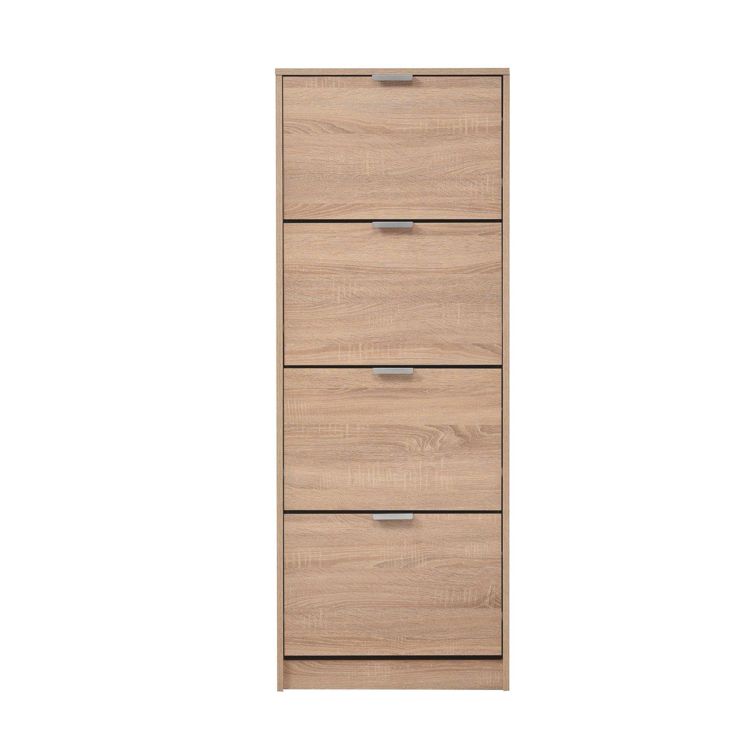 Shoe Rack Shoe Storage Shoe Cabinet Shoe Cupboard Wooden Oak 4 Tier Shoe Tipper