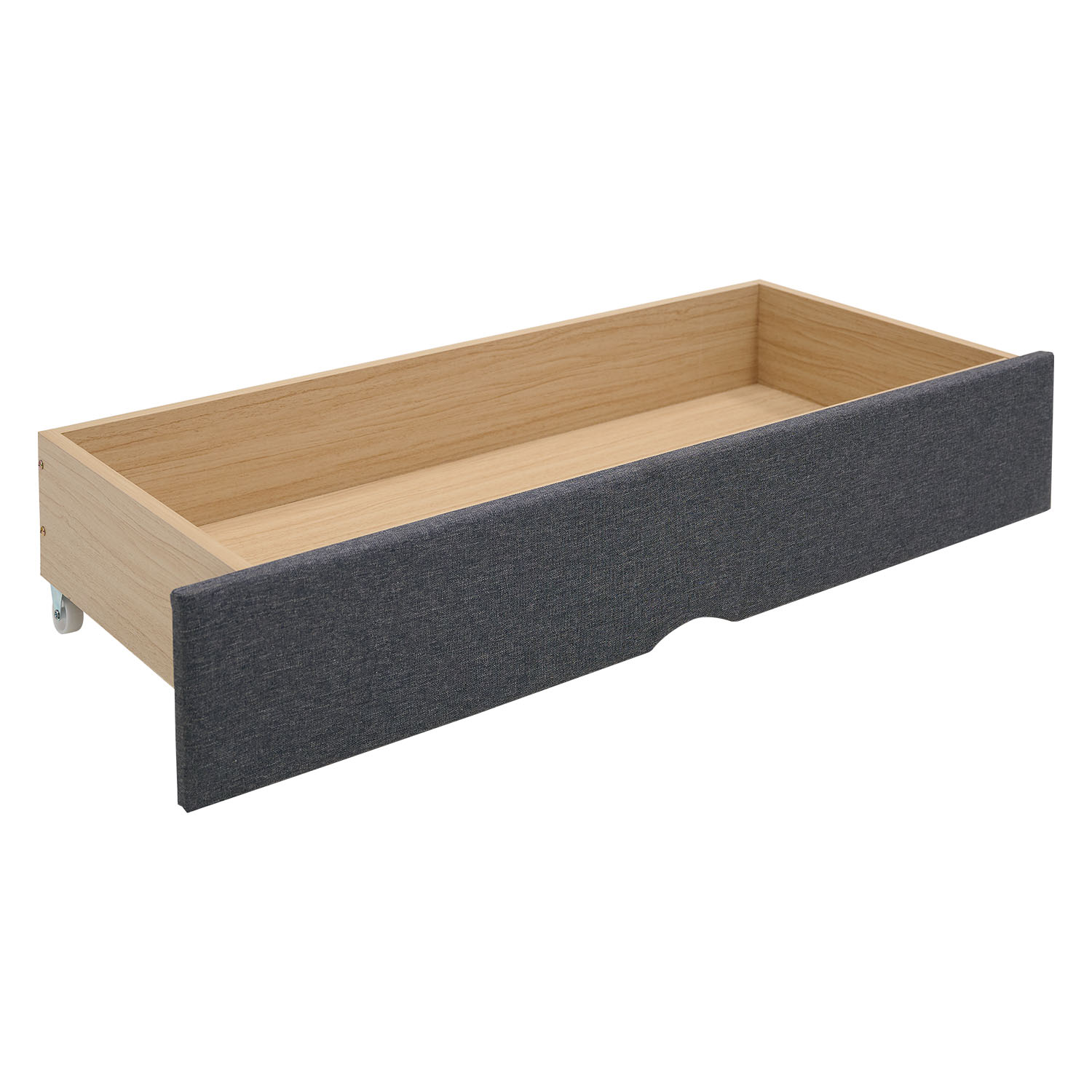 Set of 2 Grey Bed Drawers – Rollable bed drawers with plenty of storage space | Quiet, sturdy, and space-saving