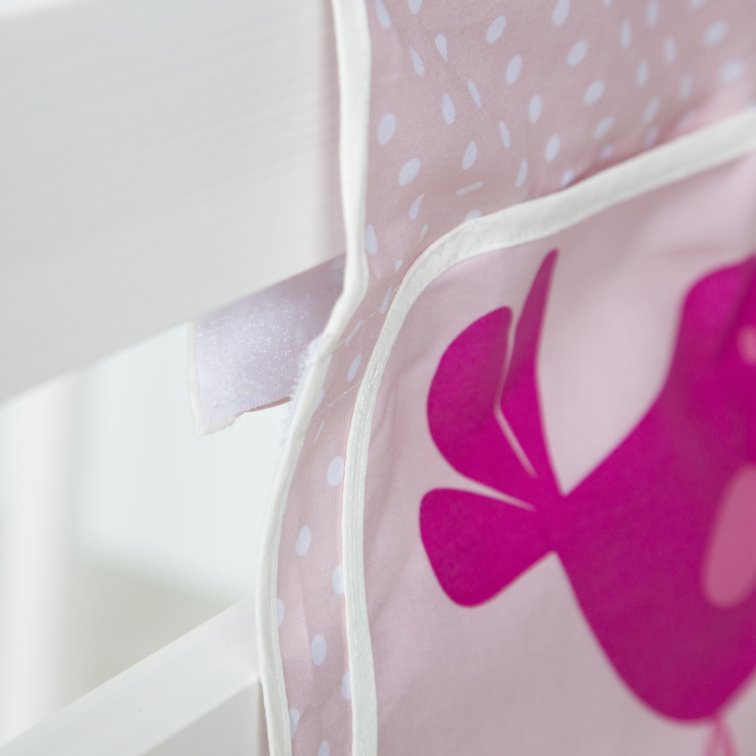 Bedding Bunk Bed Cloth Bag Cot Bed Accessories Children´s Bed Pink 