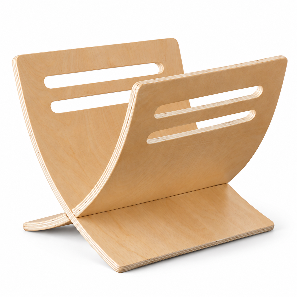 Newspaper Rack Natural Magazine Holder
