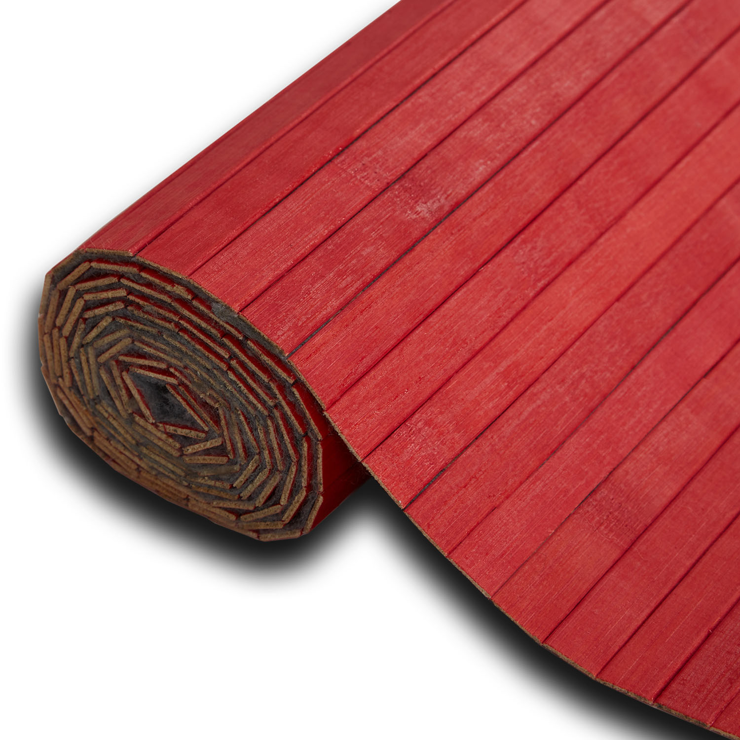 Paravent Bamboo Height 200 cm Red | Room Divider Partition Privacy Screen