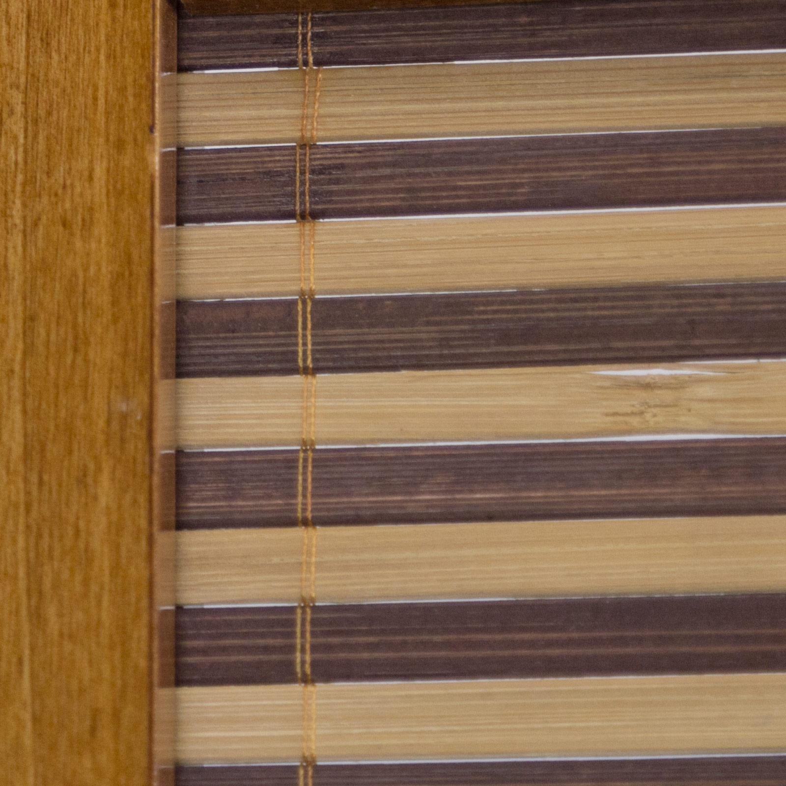 Paravent Raumteiler 3 teilig Holz Trennwand Sichtschutz Braun