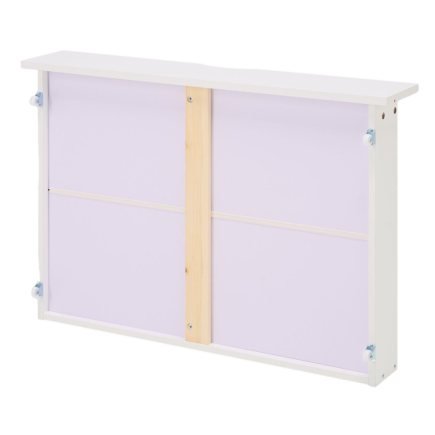 Set of 2 White Underbed Drawers on Wheels – Wooden Storage Solution