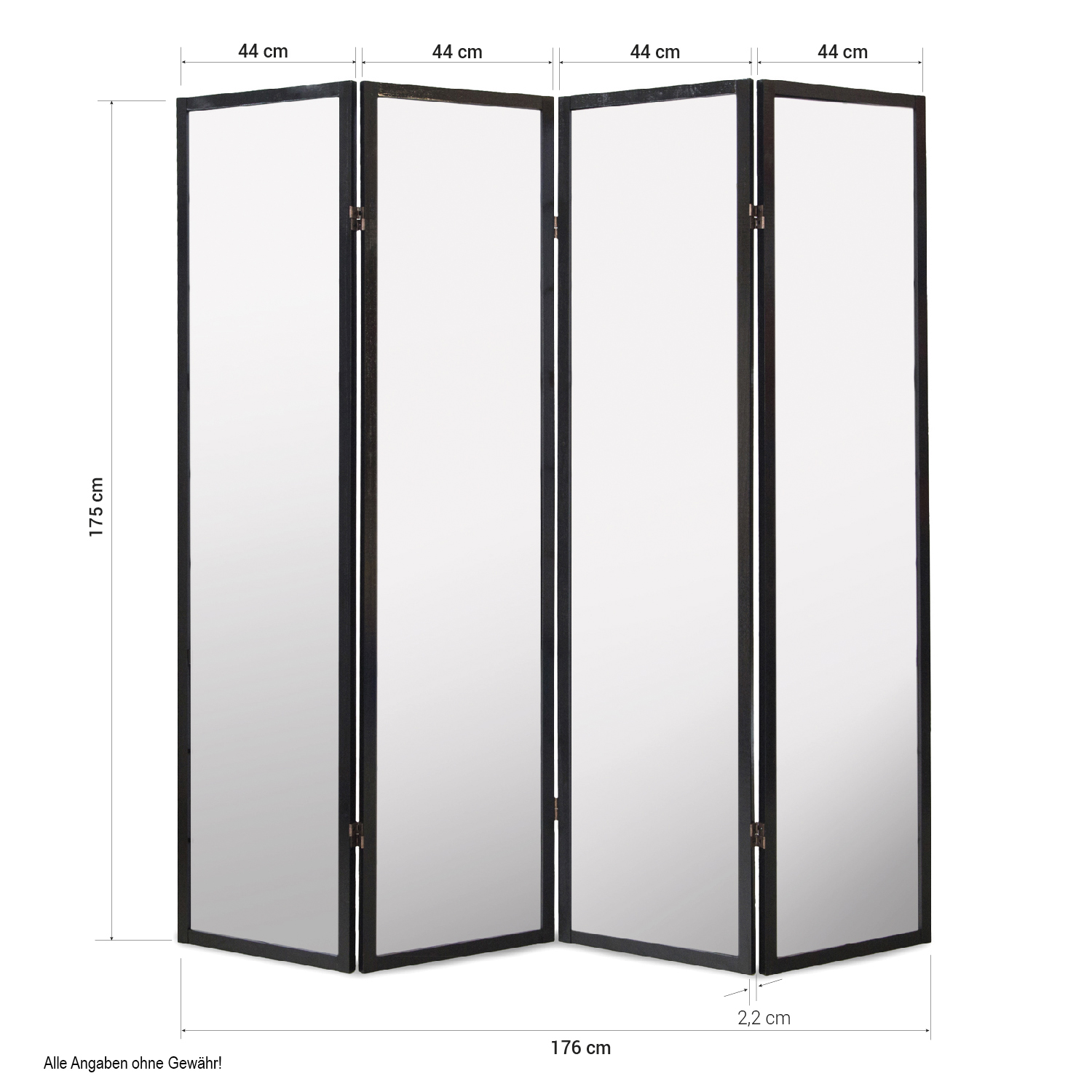Natural Shoji Rice Paper Screen | 4-panel | Wood | Room Divider, Partition, Privacy Screen