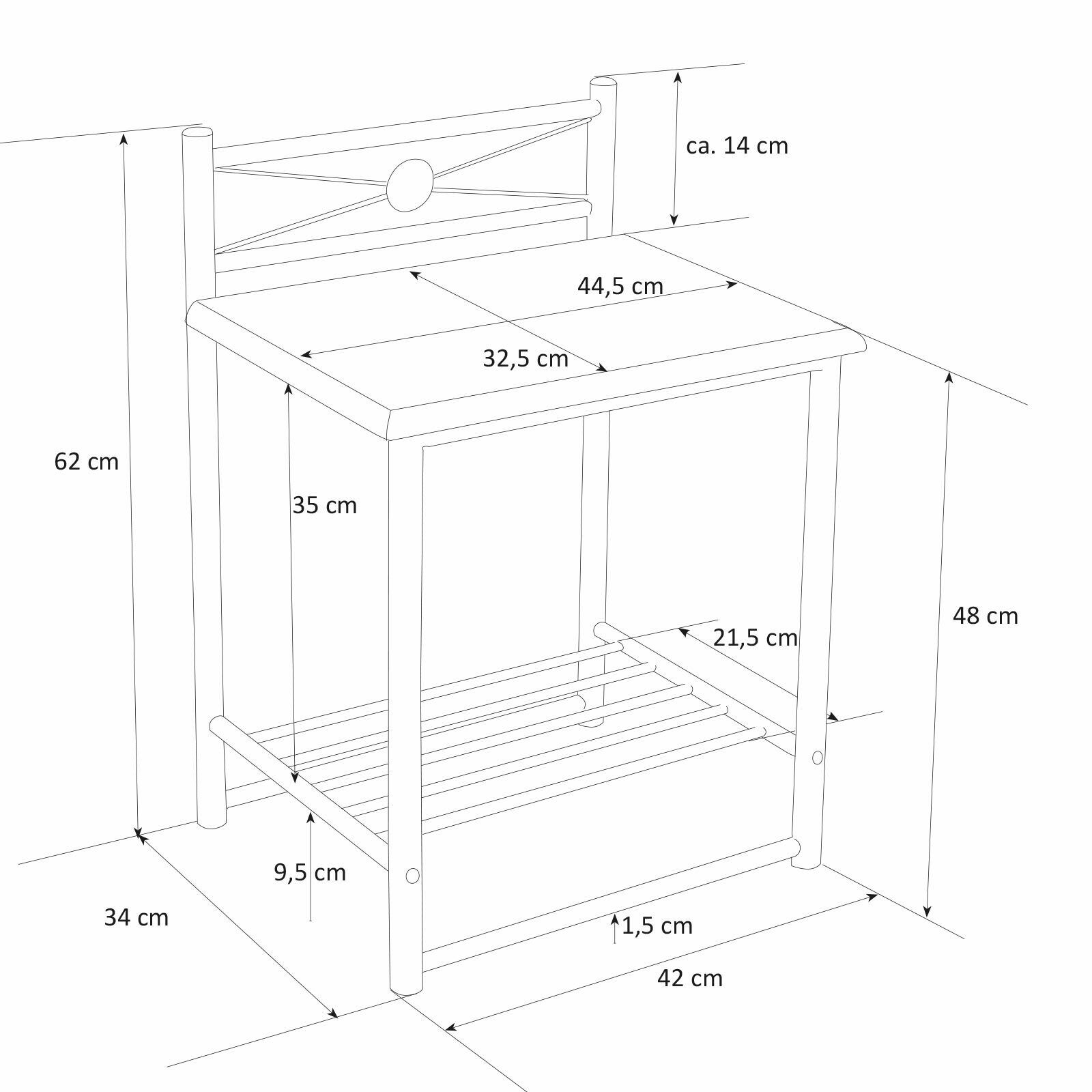 Nightstand bedside table bedside table metal side table decorating