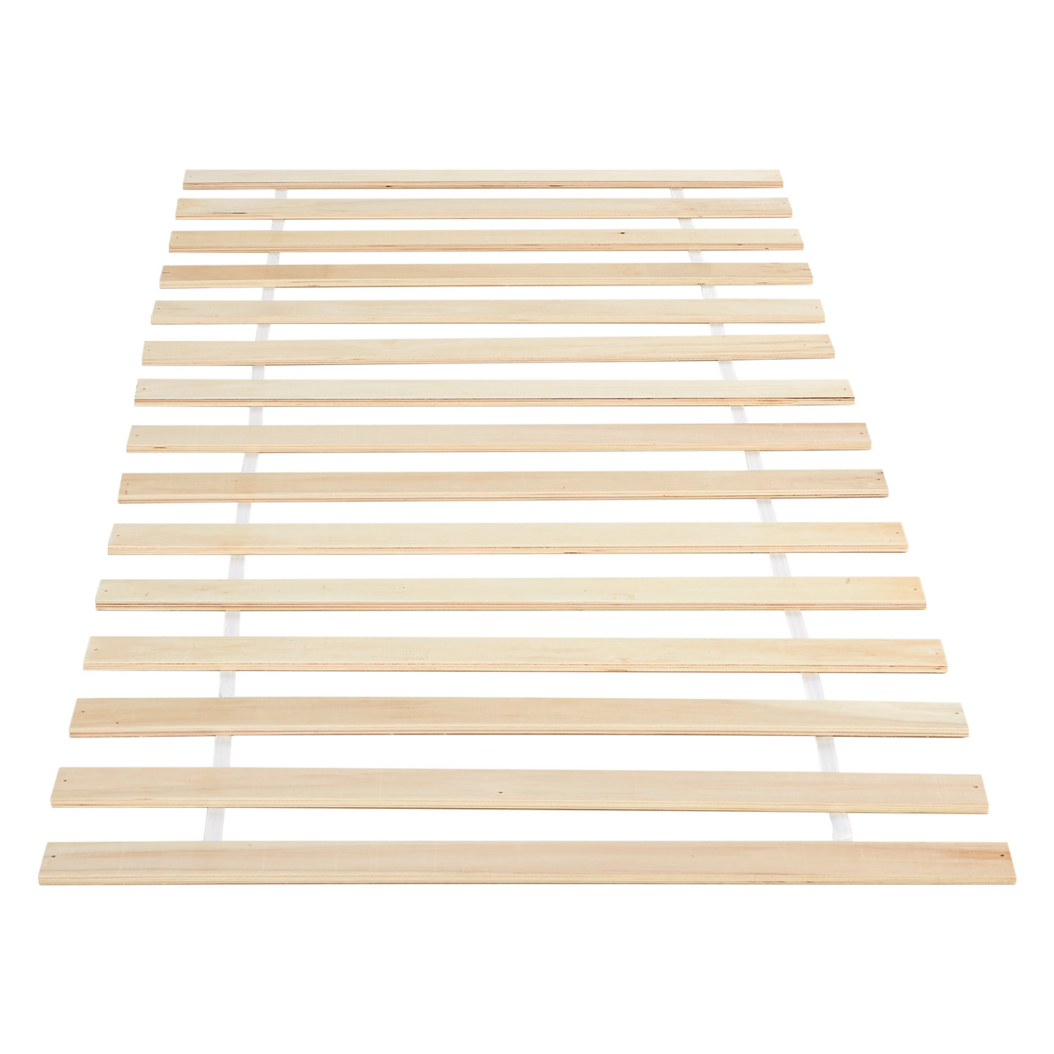 Roll-up Slatted Bed Frame, 140 x 200 cm, Solid Pine, 13 Slats