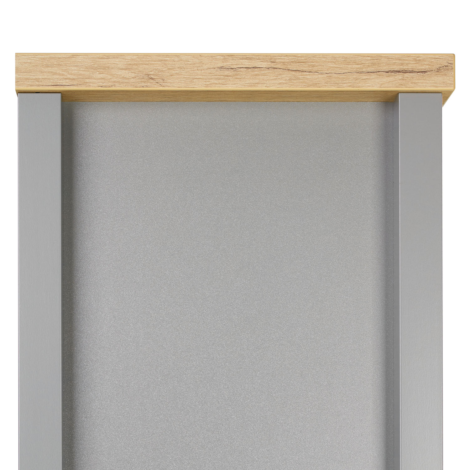 Showcase Highboard Modern Grey Cabinet Living room cabinet Natural Wood