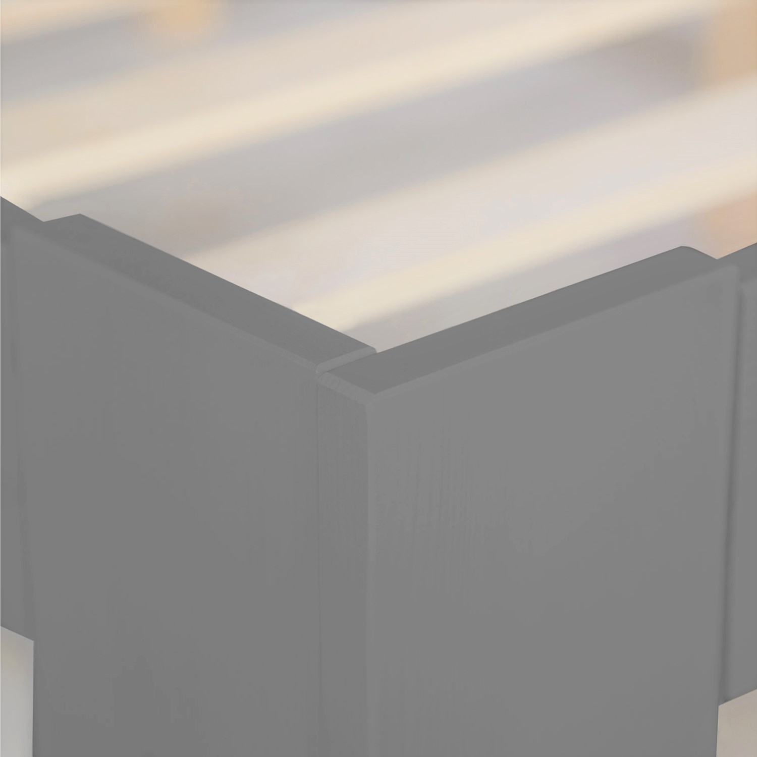 Wooden Bed 90x200 cm Gray | Single Bed with Storage | With Slatted Base | Solid Wood | Children's, Teen, or Guest Bedroom