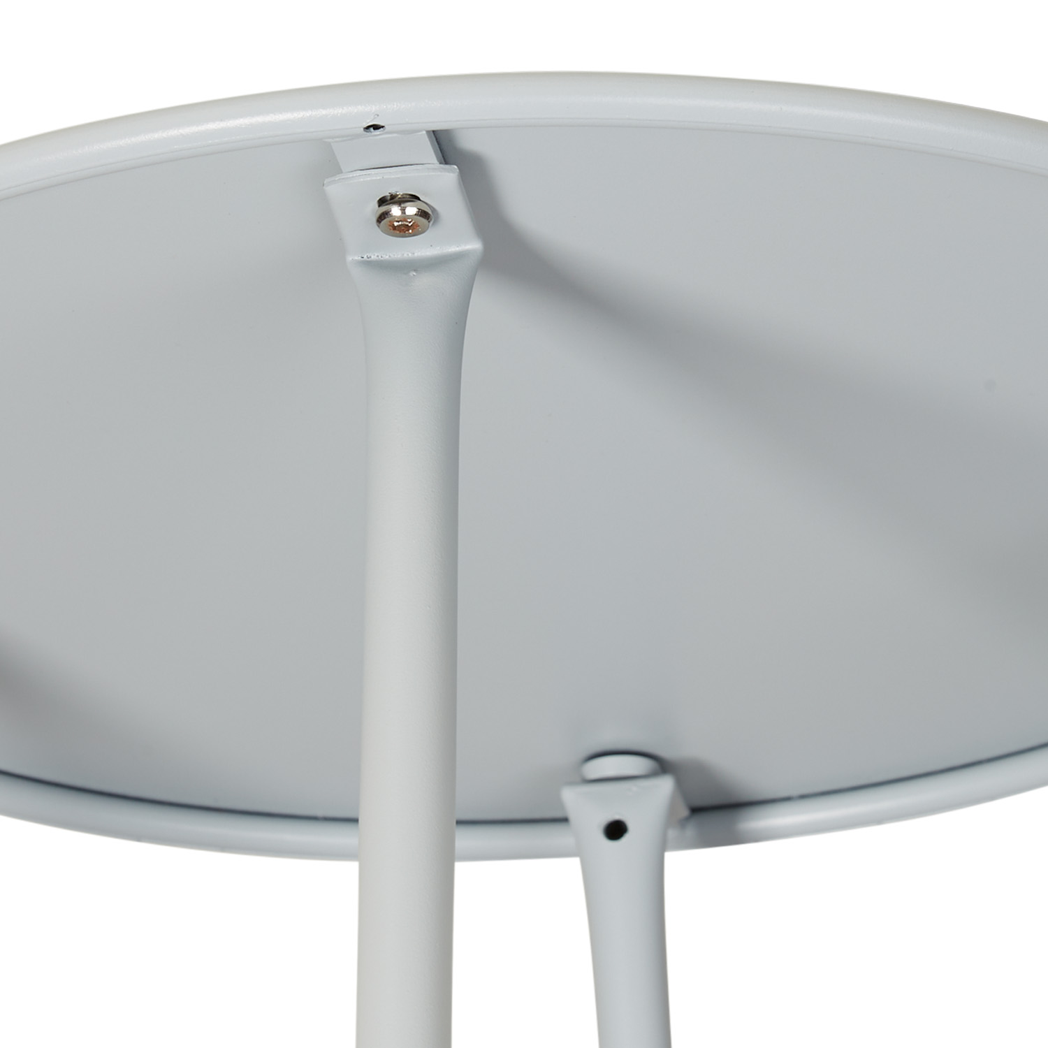 Coffee table Side table Round Garden Table Grey Metal Small table Outdoor table Bistro table