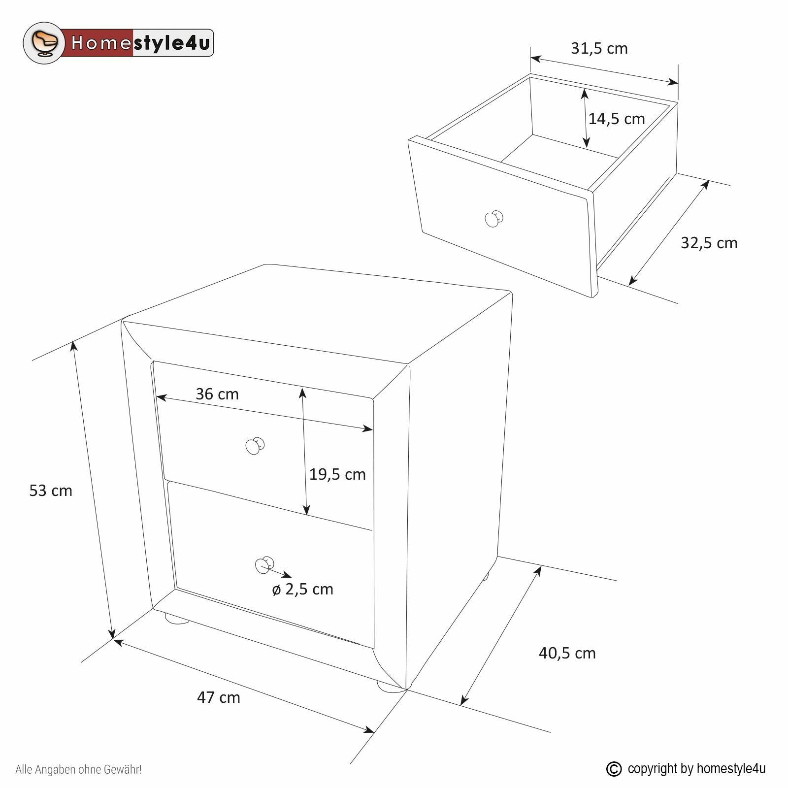 Bedside night table bedroom brown night dresser side table