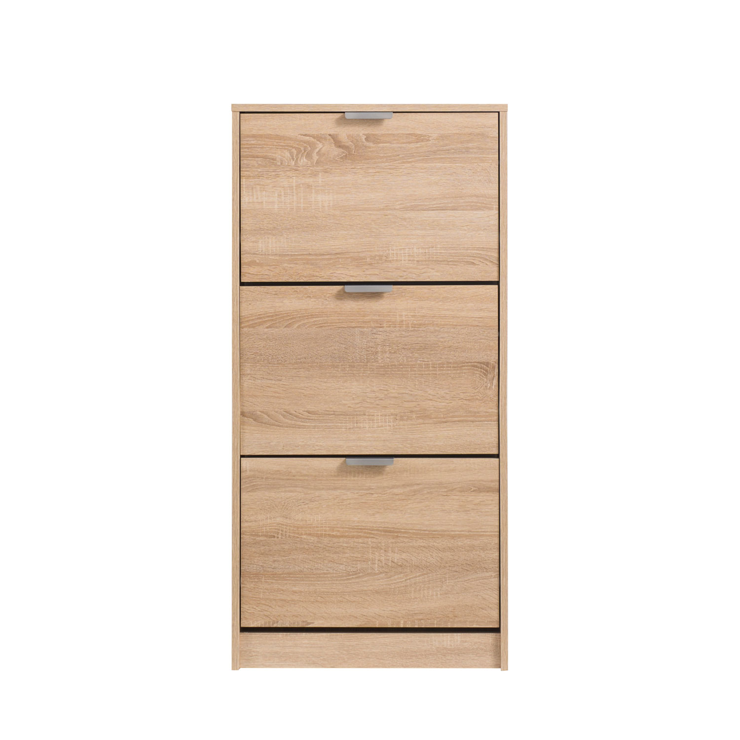 Shoe Rack Shoe Storage Shoe Cabinet Shoe Cupboard Wooden Oak 3 Tier Shoe Tipper