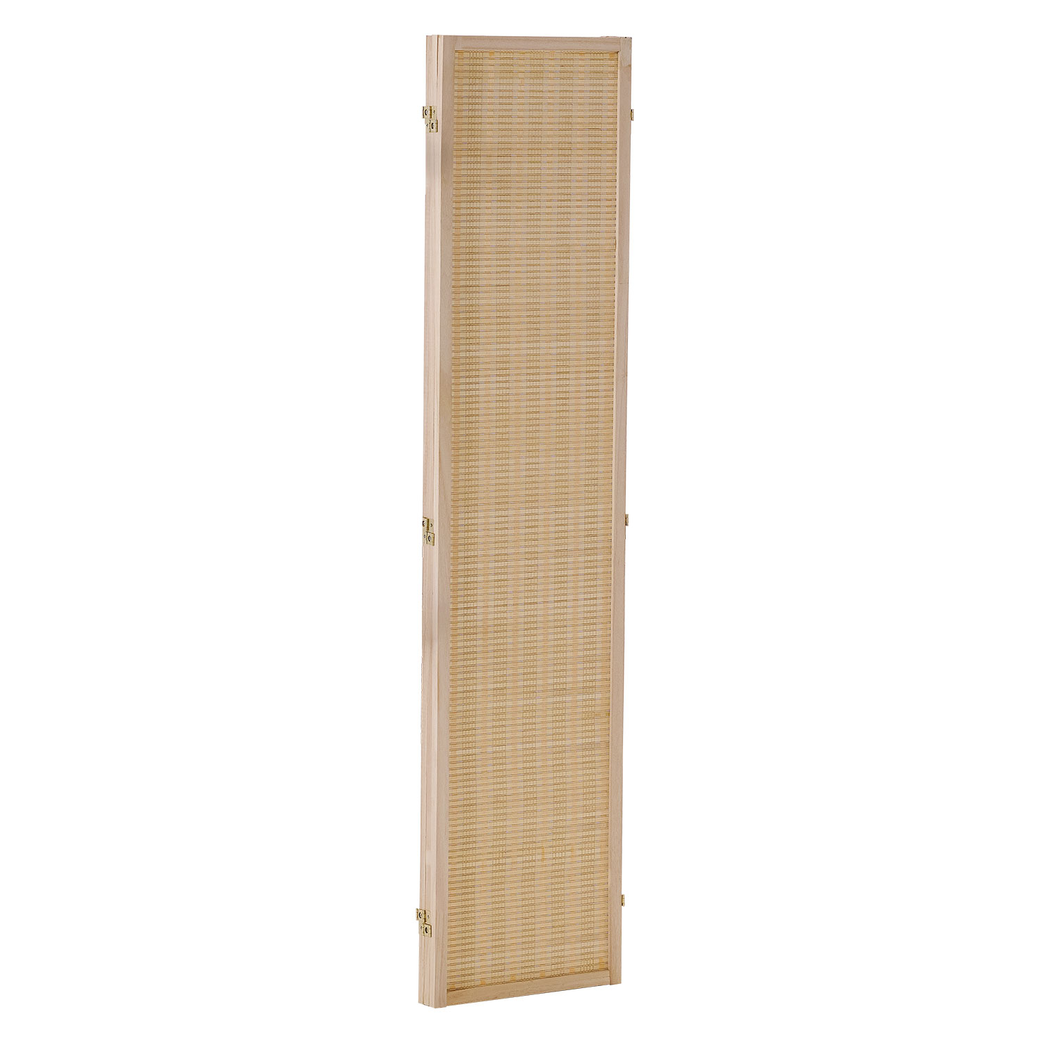 Paravent Natural Bamboo Slats | 3-panel | Wood | Room Divider Partition Privacy Screen